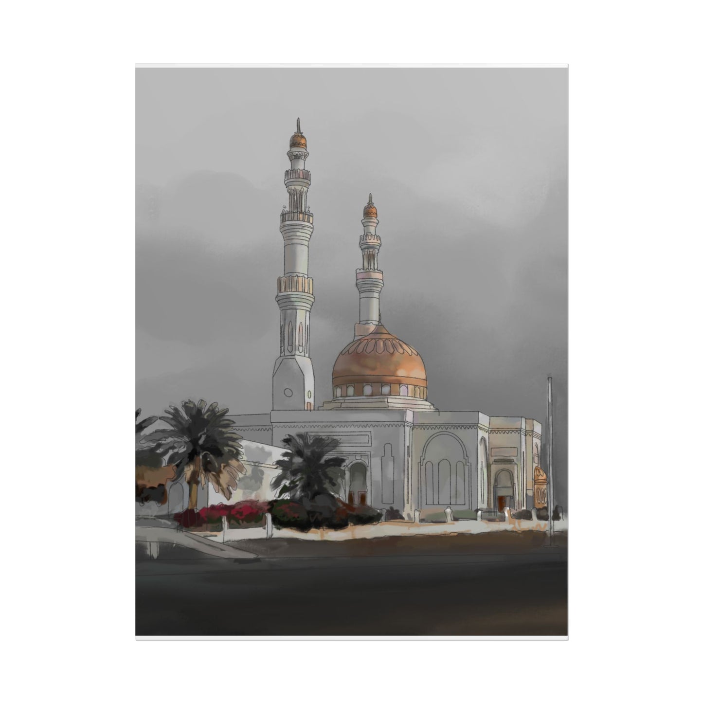 Oman Rolled Poster