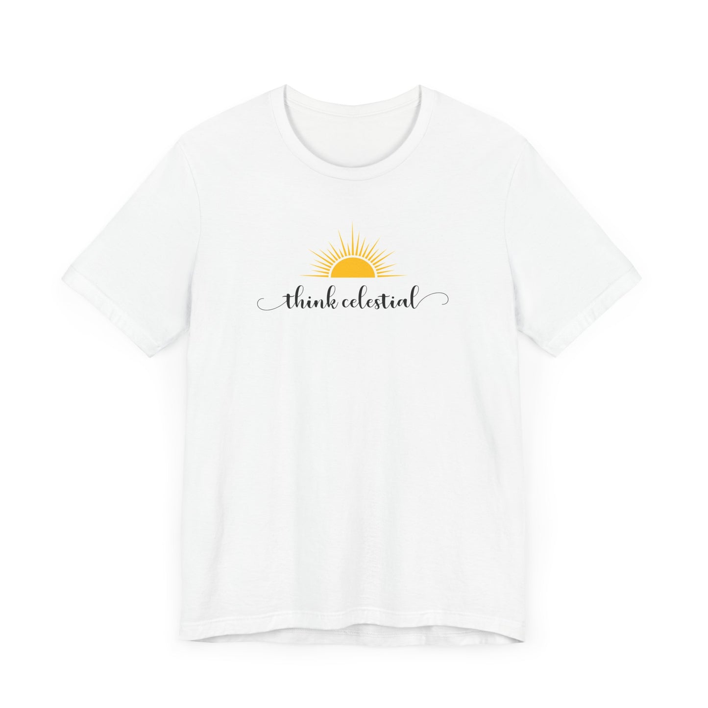 THINK CELESTIAL Unisex Jersey Short Sleeve Tee