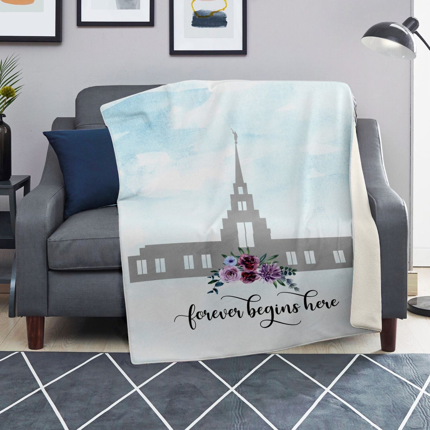 GILA VALLEY Forever Begins Here Blanket