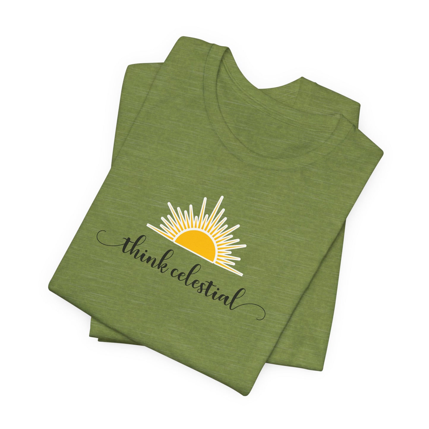 THINK CELESTIAL Unisex Jersey Short Sleeve Tee