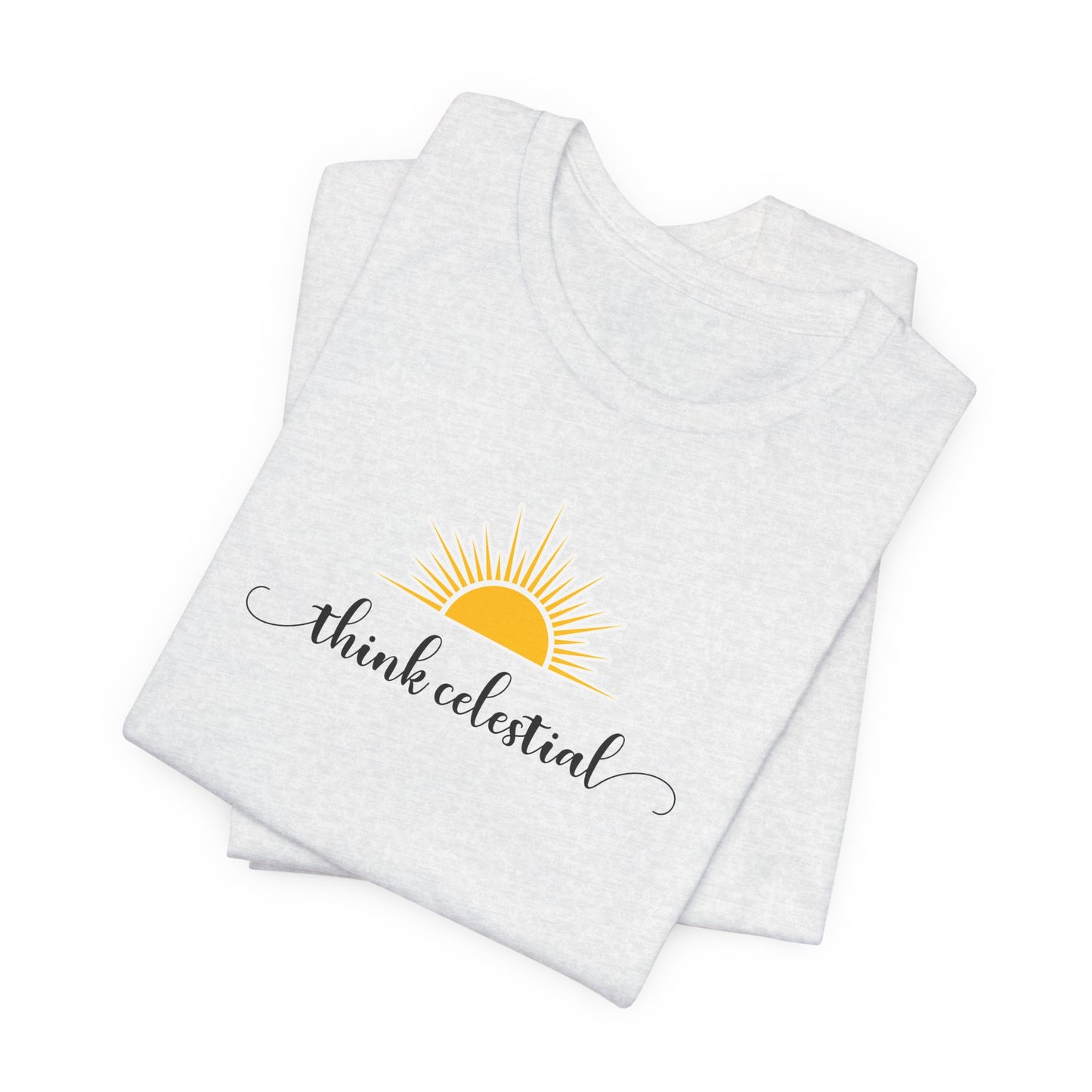 THINK CELESTIAL Unisex Jersey Short Sleeve Tee