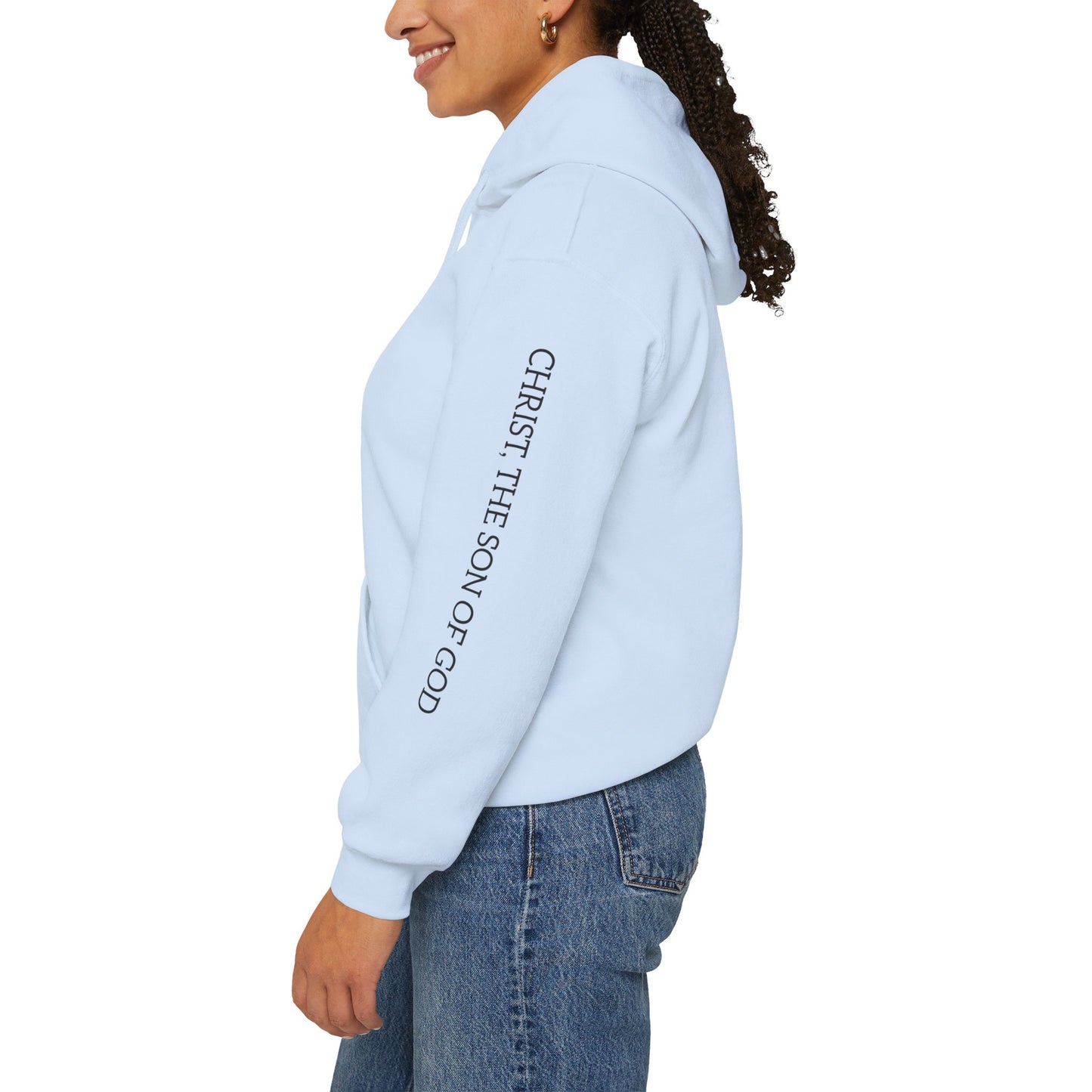 Rock of Our Redeemer Sleeve Printed Hoodie