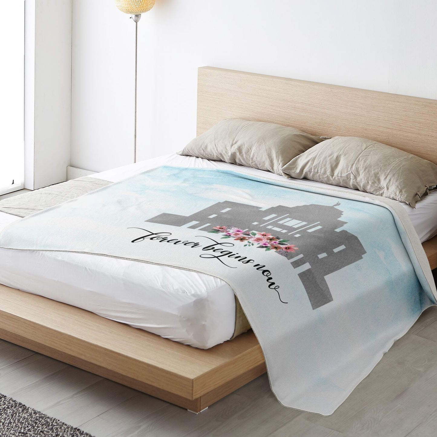 MERIDIAN Horizontal Forever Begins Now Blanket