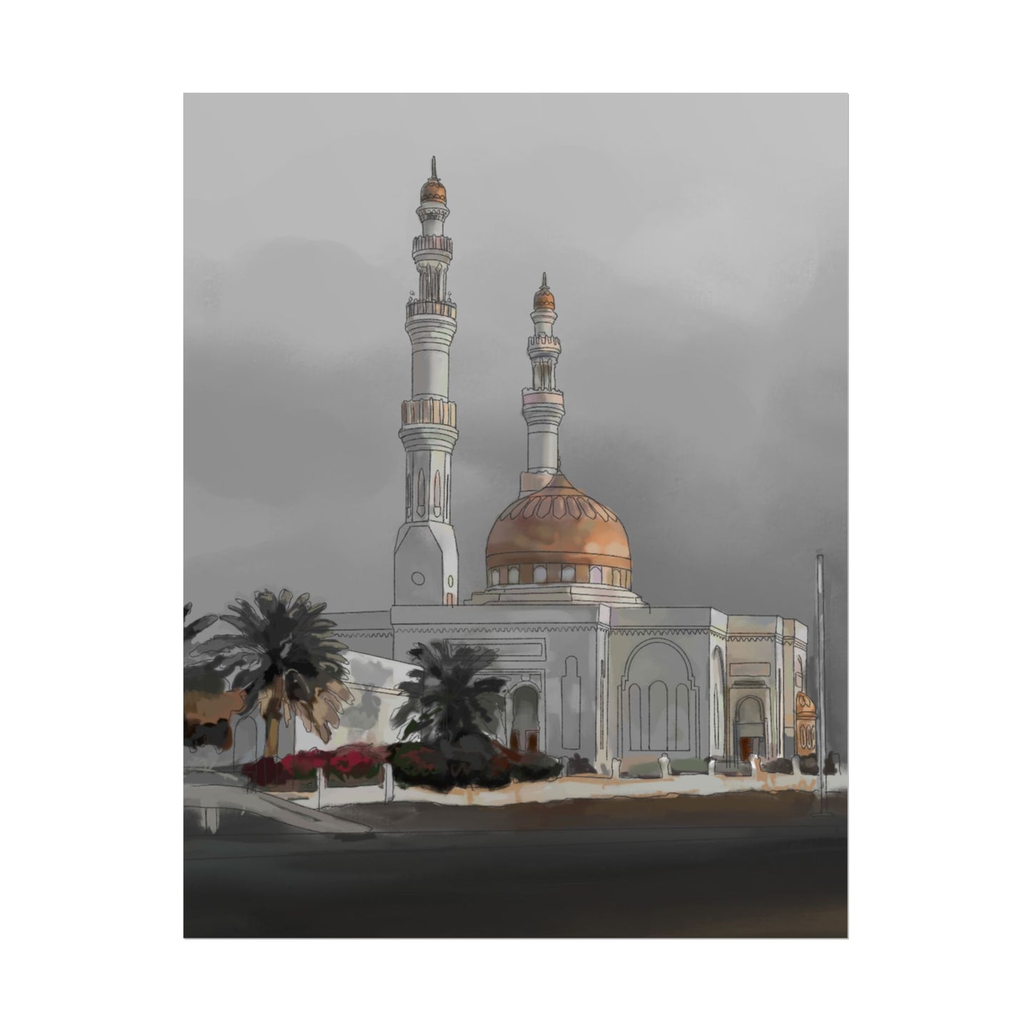Oman Rolled Poster