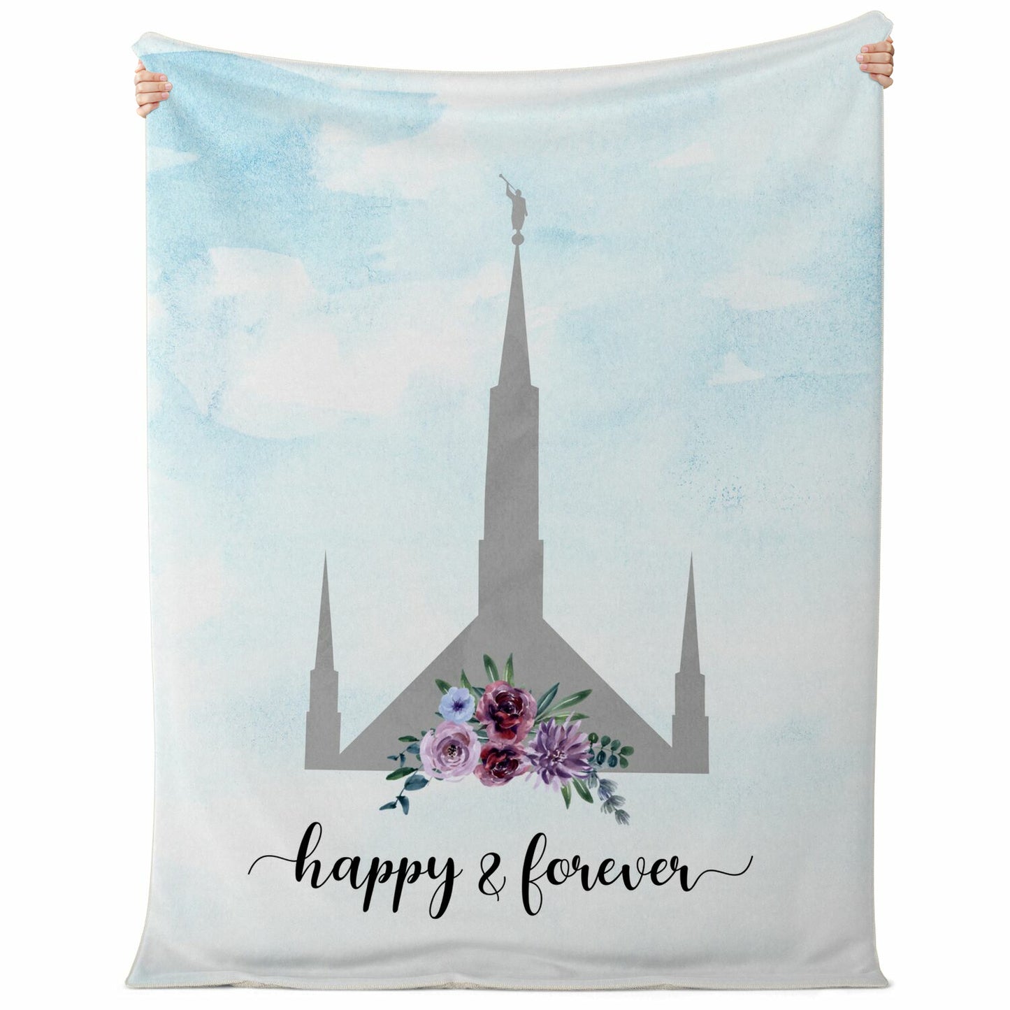 BOISE Happy & Forever blanket