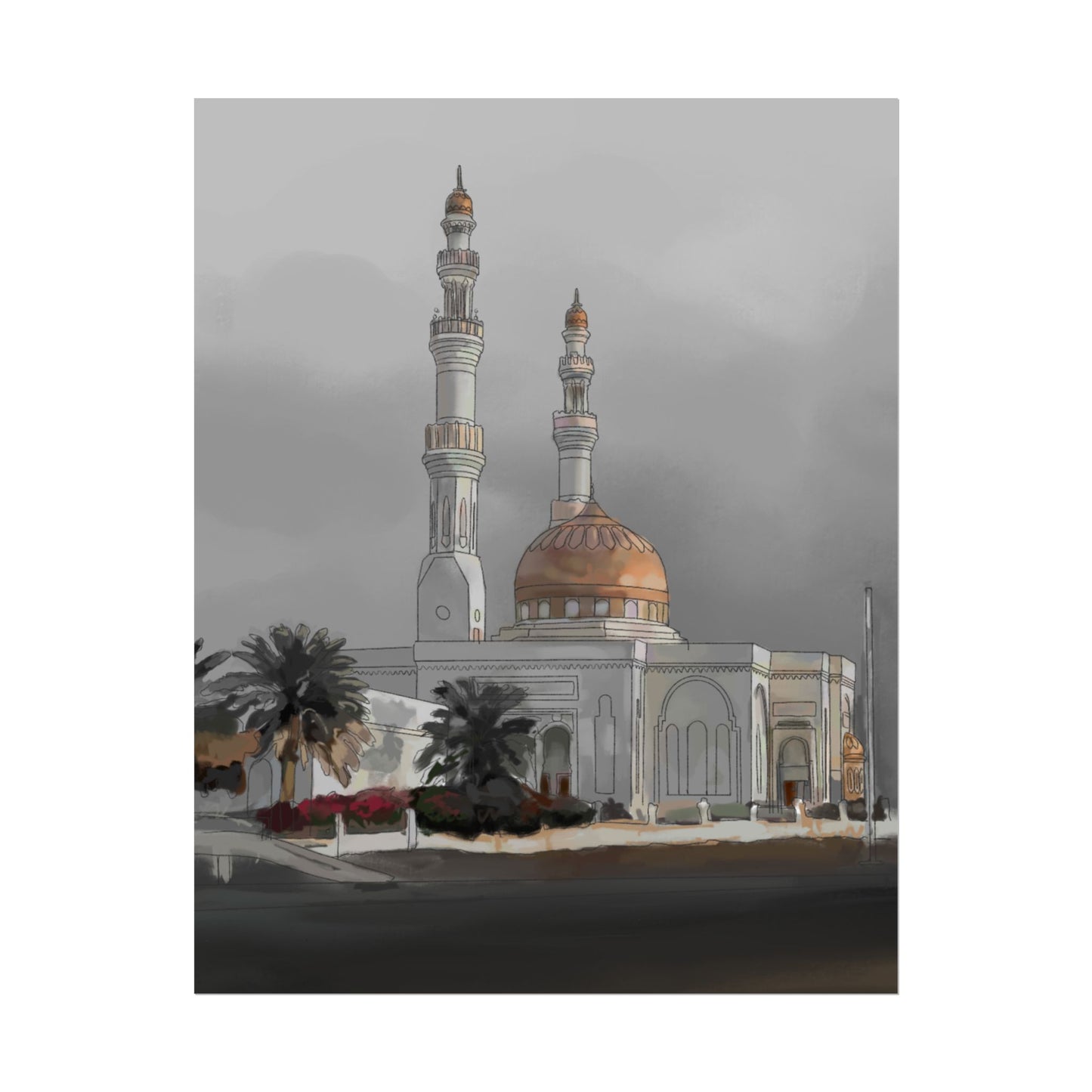 Oman Rolled Poster