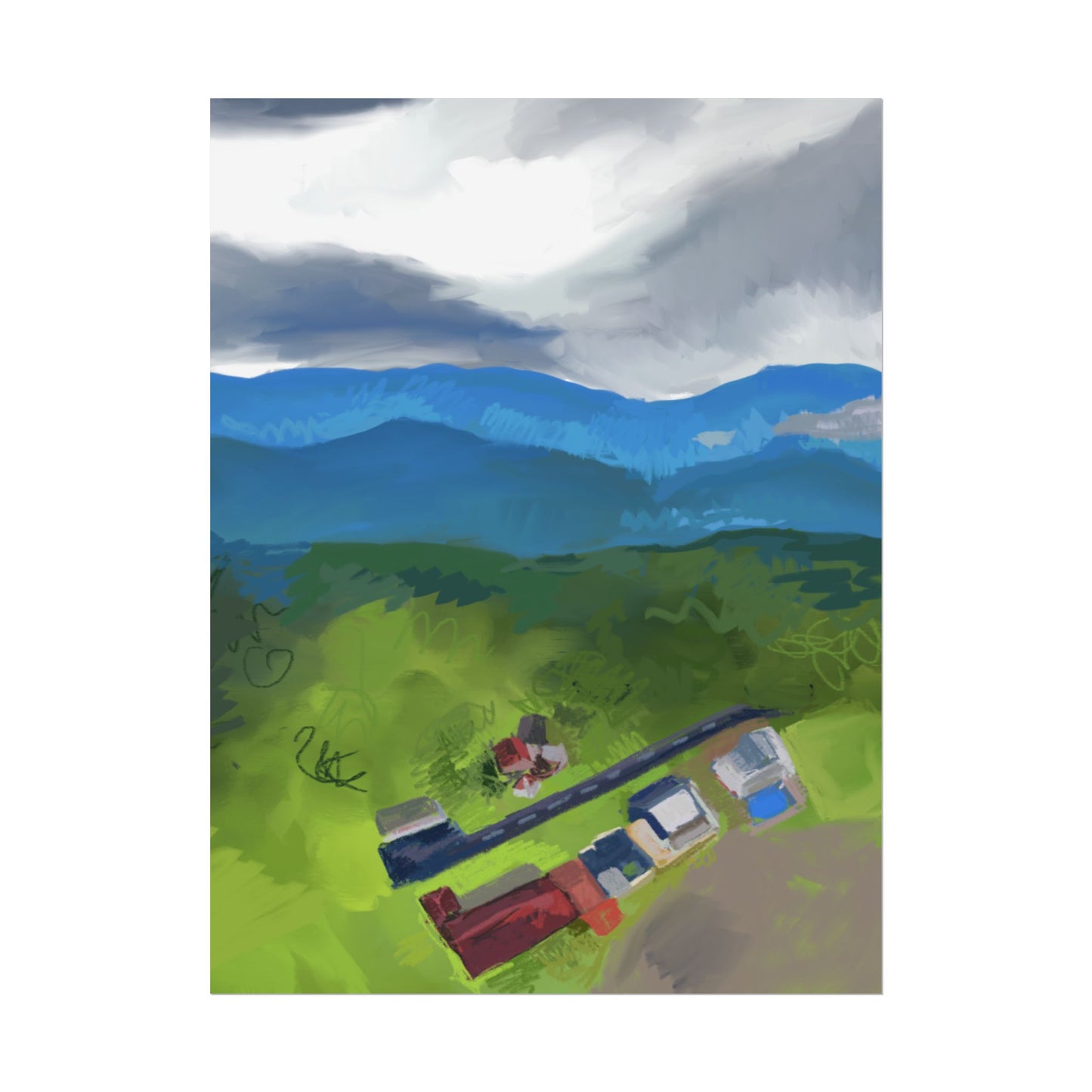 Nigeria Rolled Poster