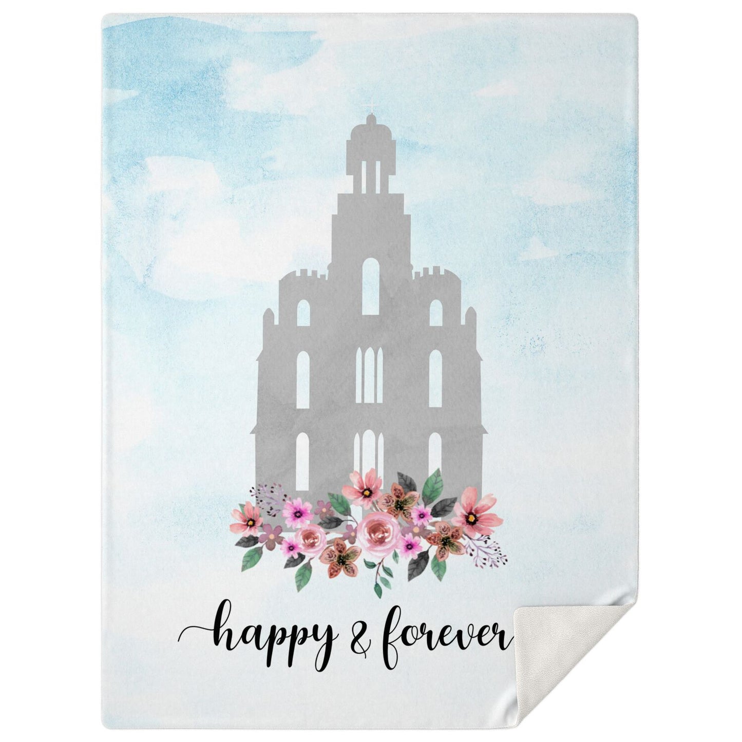 LOGAN Temple Premium Microfleece Blanket