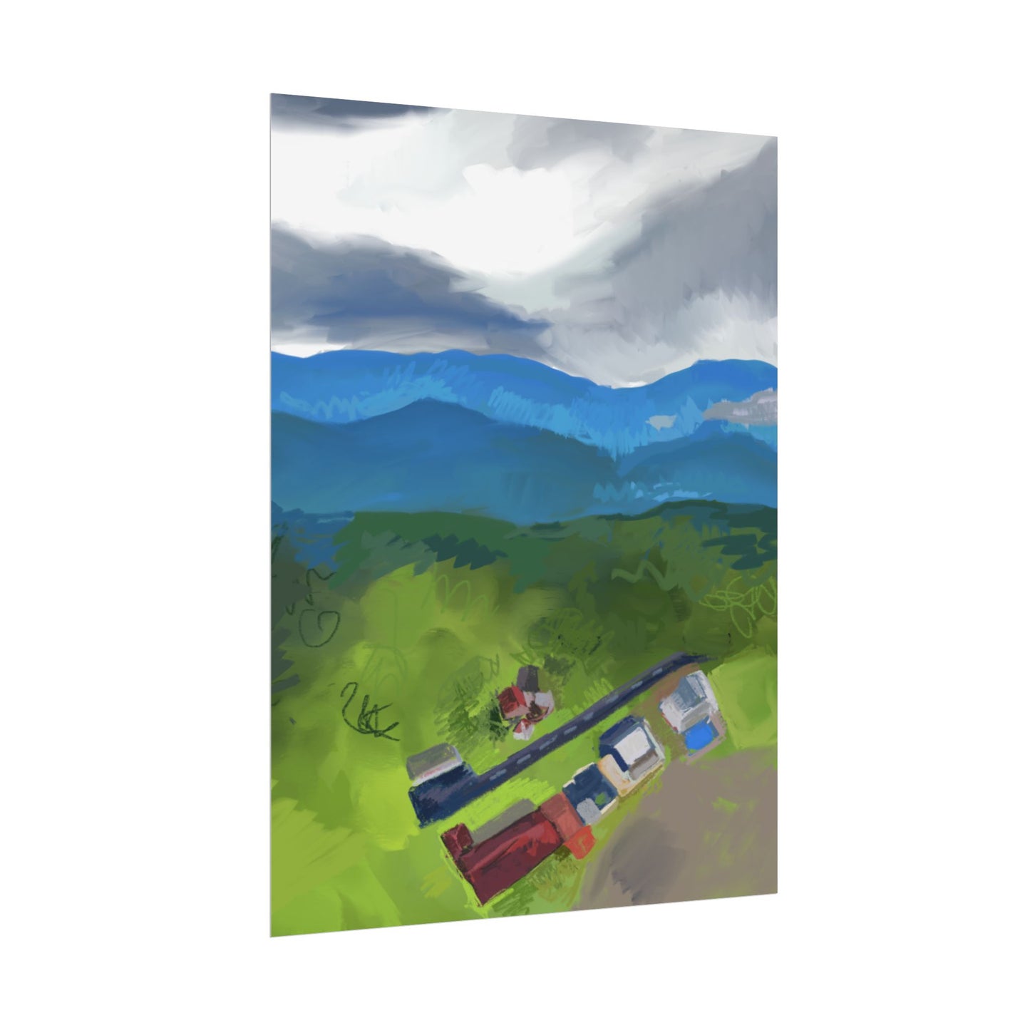 Nigeria Rolled Poster