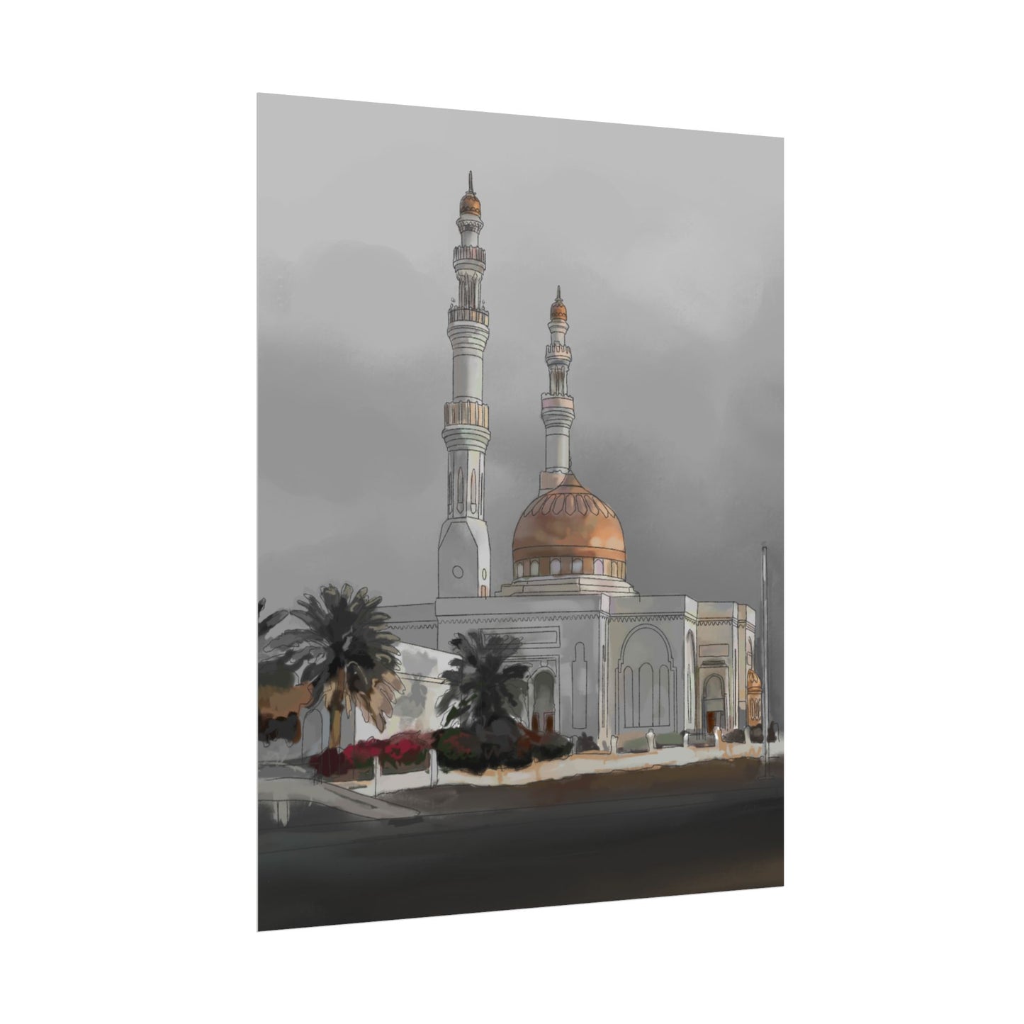 Oman Rolled Poster