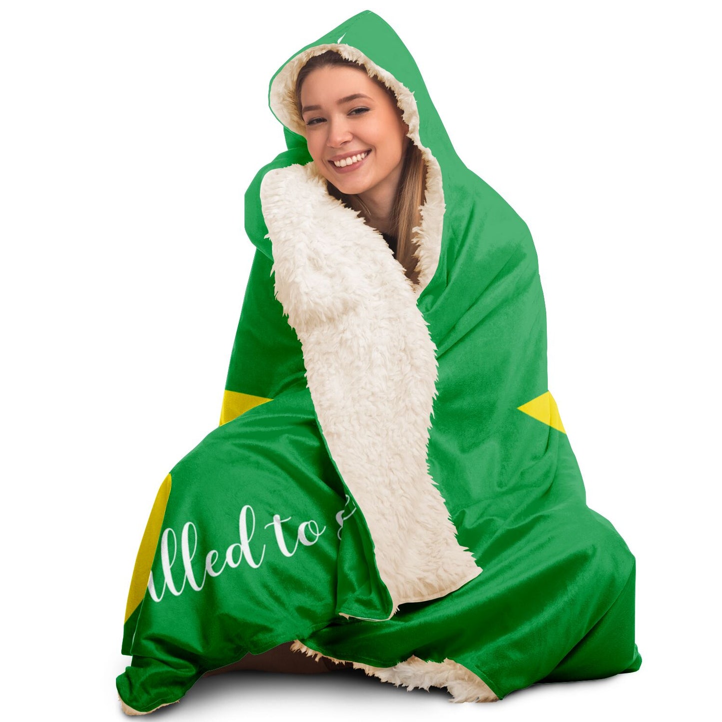 BRAZIL CALLED TO SERVE Hooded Blanket