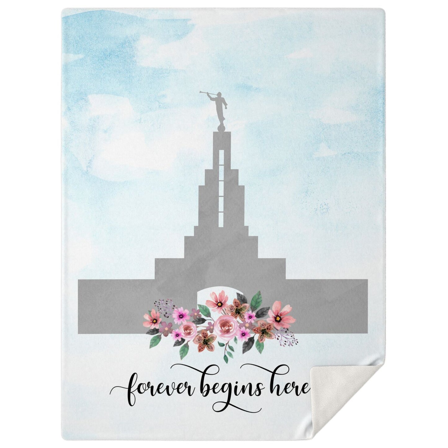 COLUMBIA RIVER Forever Begins Here Blanket