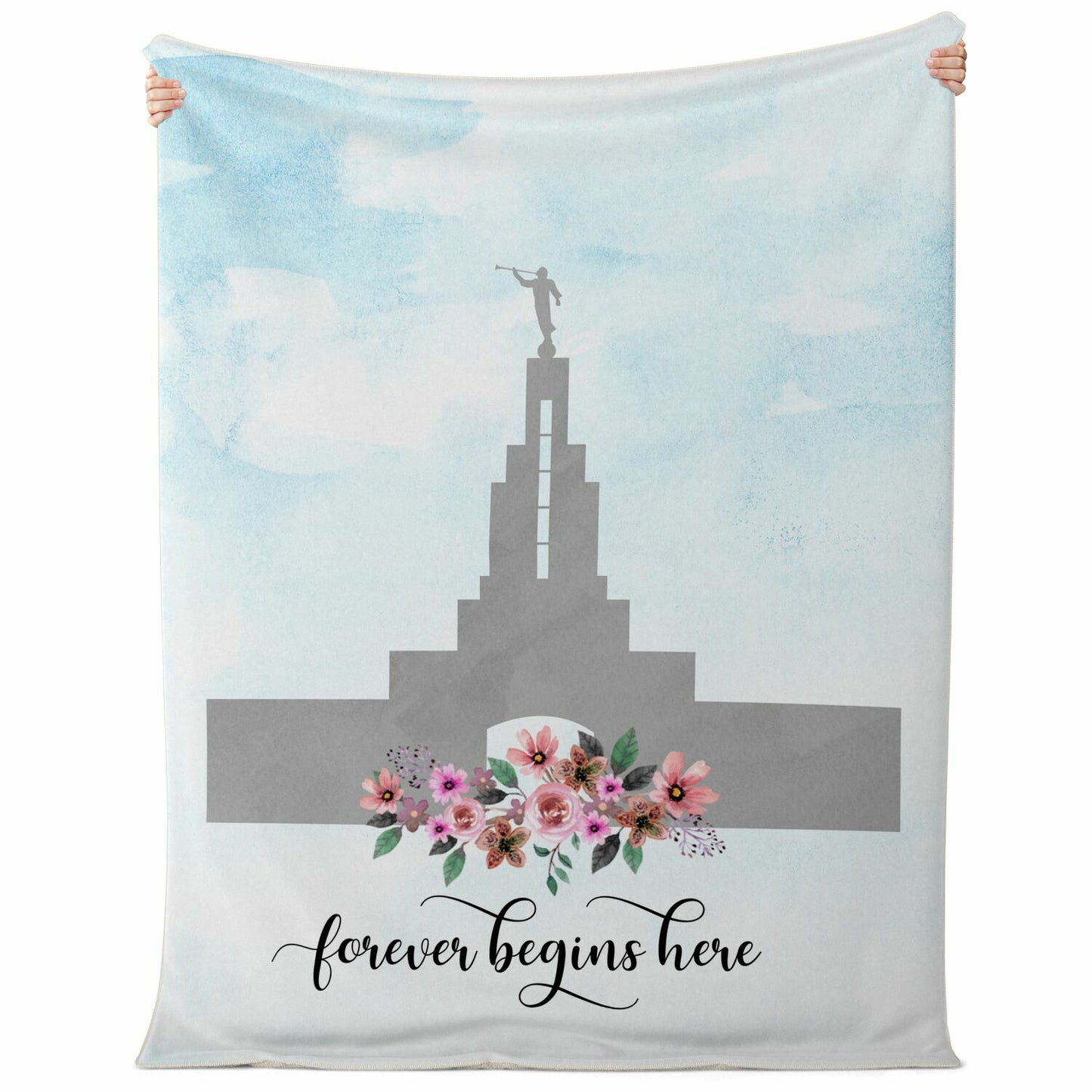 COLUMBIA RIVER Forever Begins Here Blanket