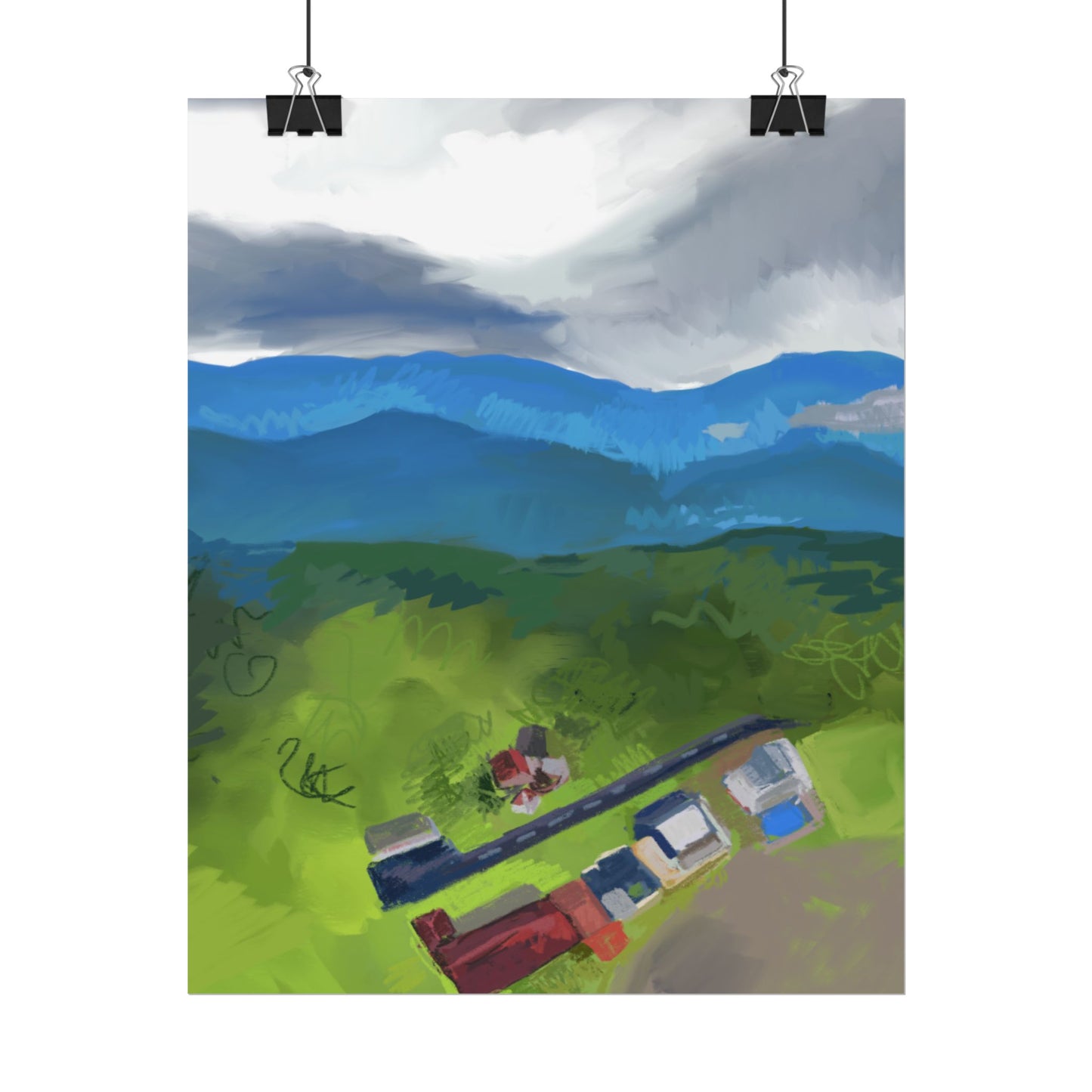 Nigeria Rolled Poster