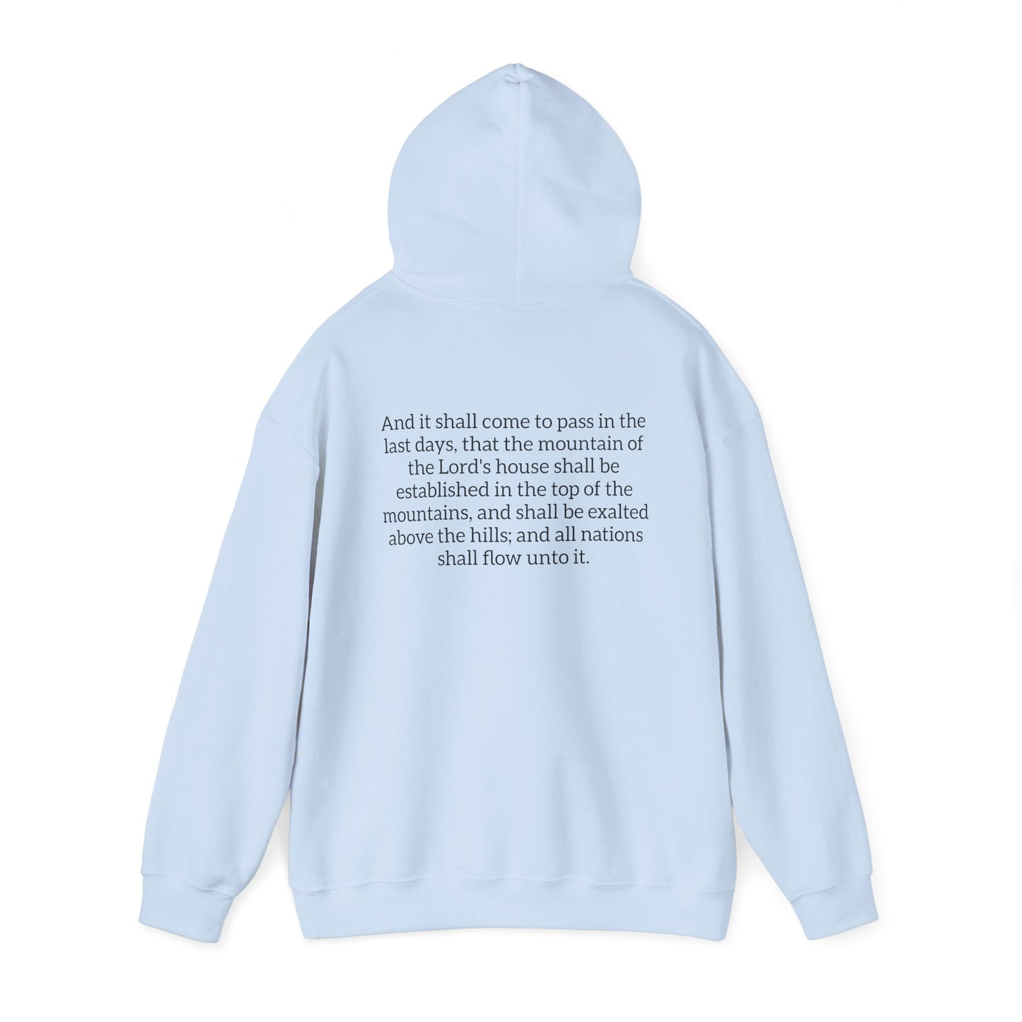 Mountain of the Lord's House Hoodie