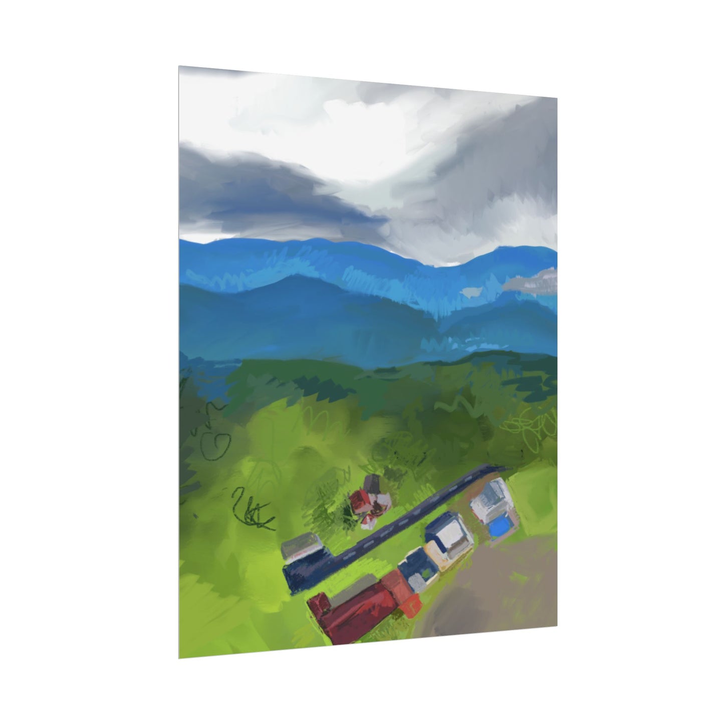 Nigeria Rolled Poster