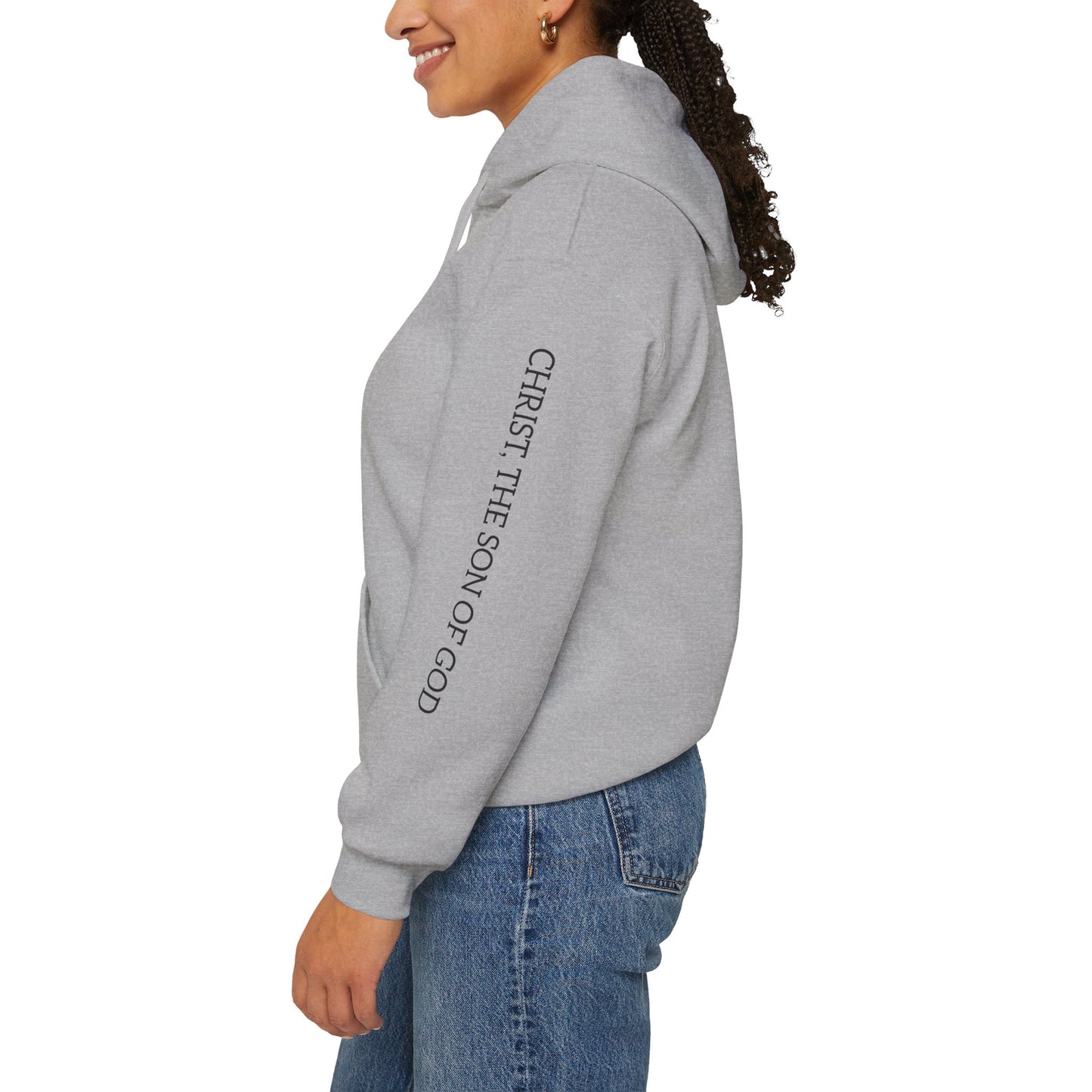 Rock of Our Redeemer Sleeve Printed Hoodie