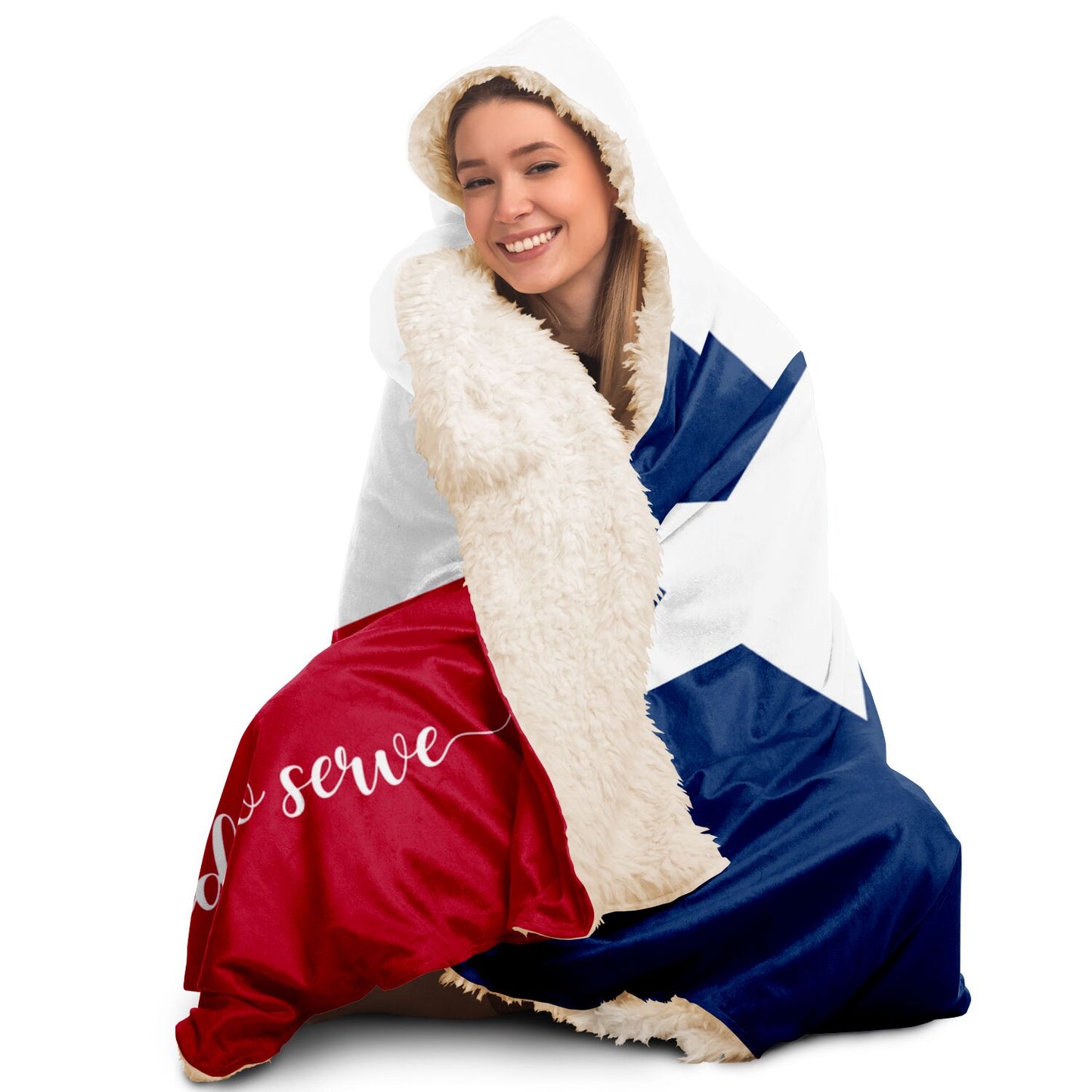 TEXAS Called to Serve Hooded Blanket