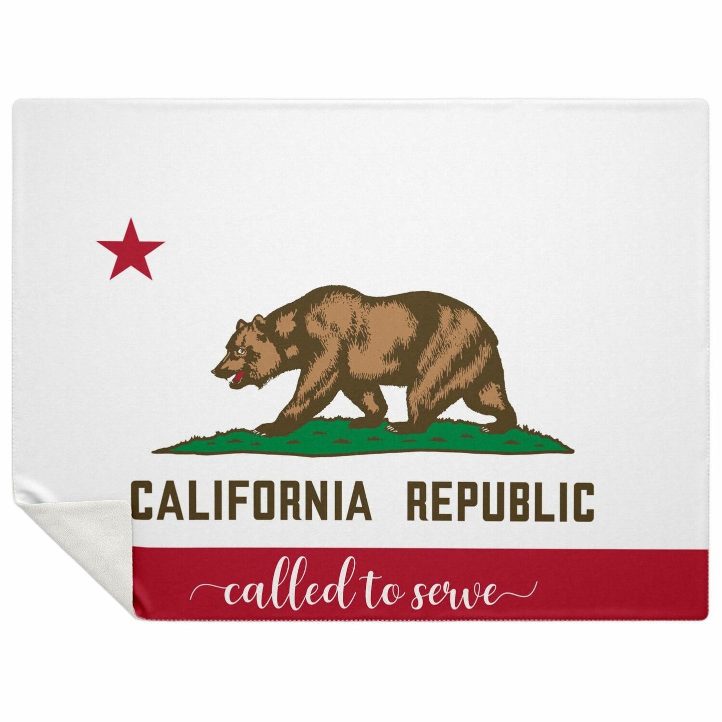 CALIFORNIA Premium Microfleece Blanket