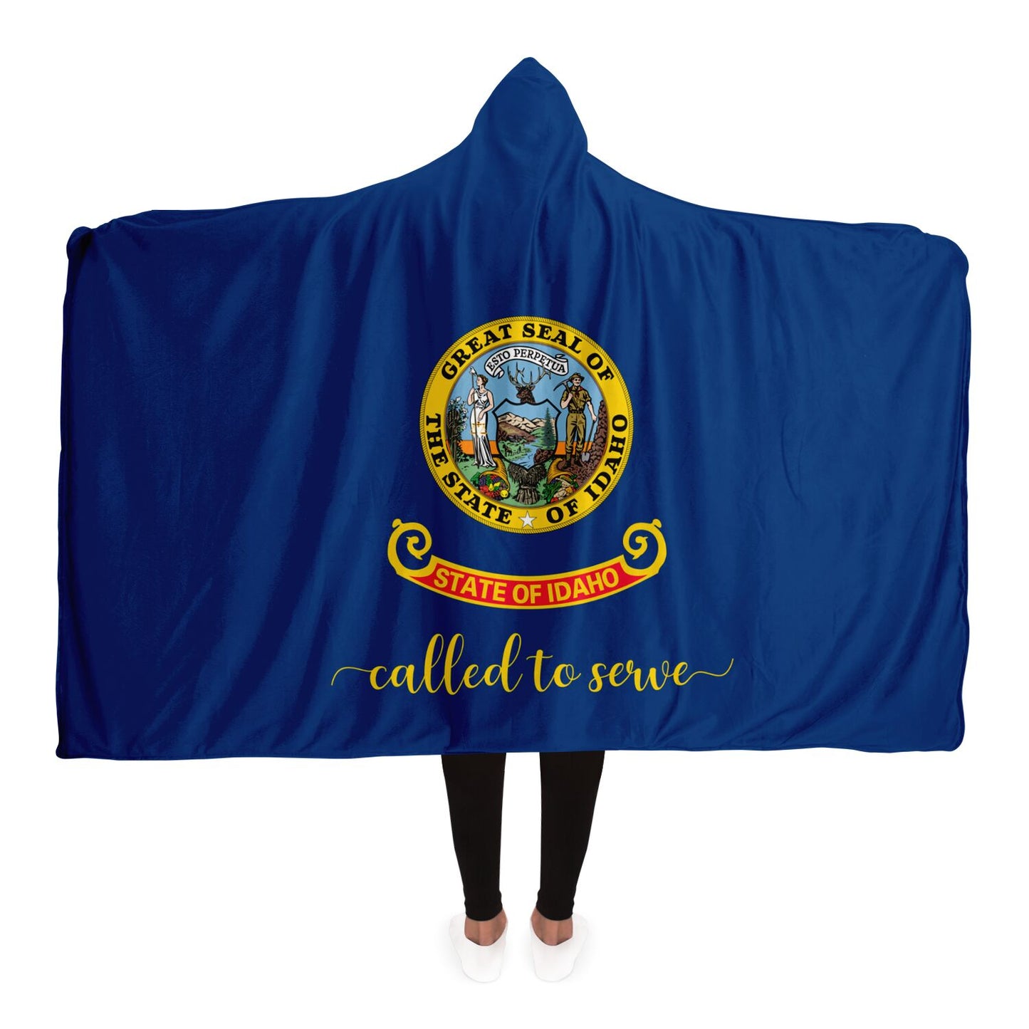 IDAHO CALLED TO SERVE Hooded Blanket