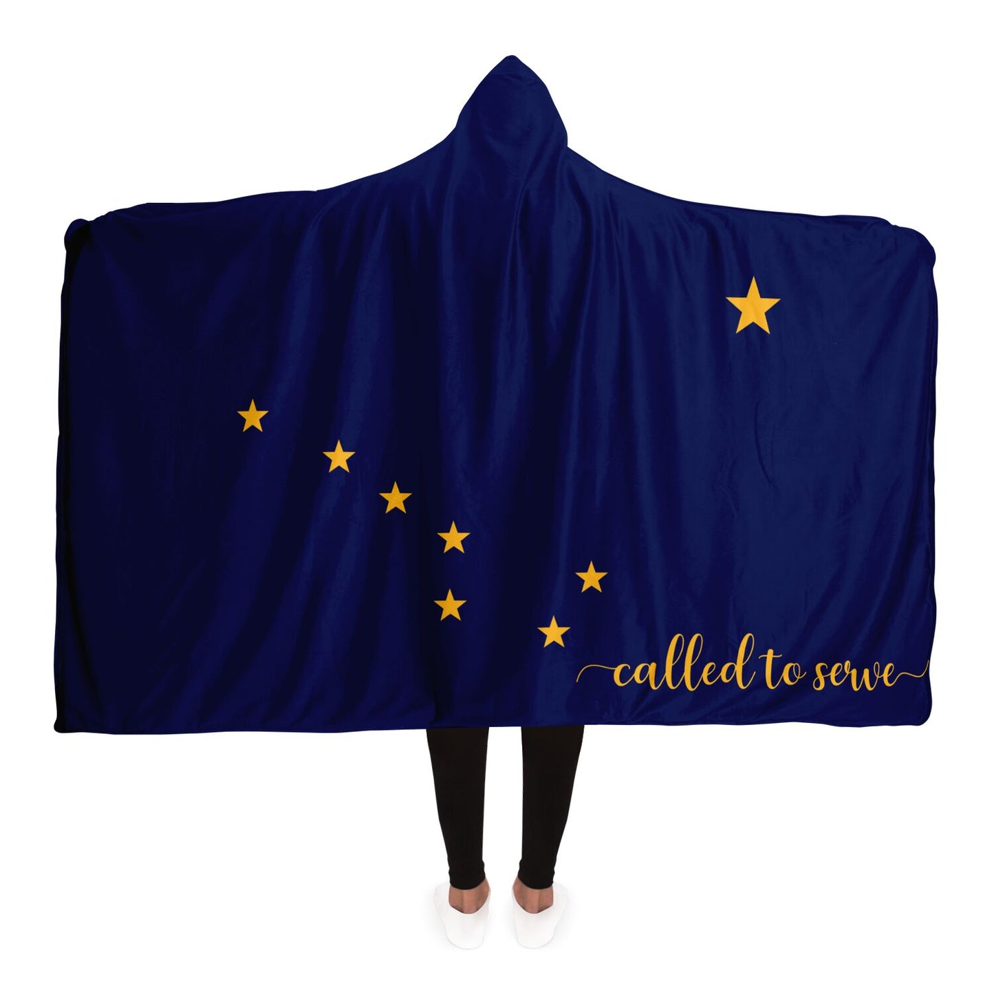 ALASKA CALLED TO SERVE Hooded Blanket