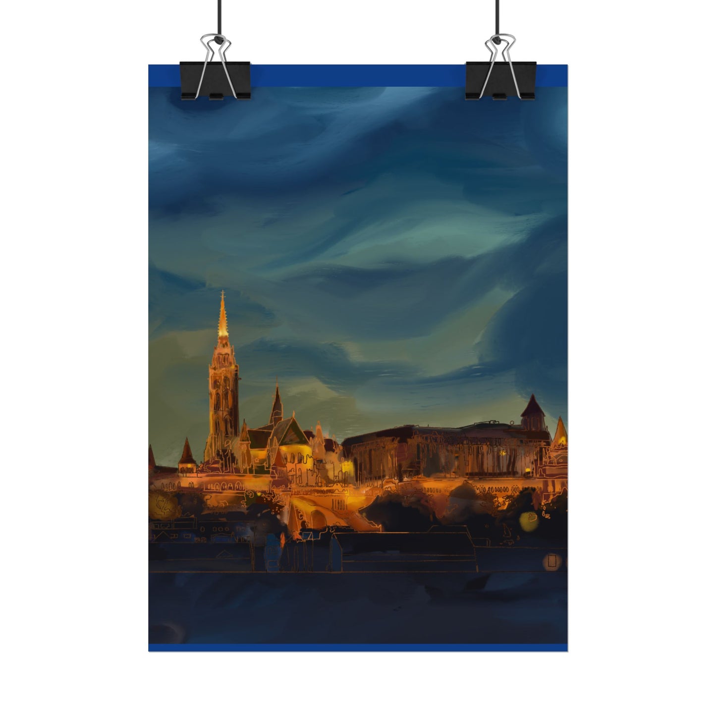 Hungary Rolled Poster