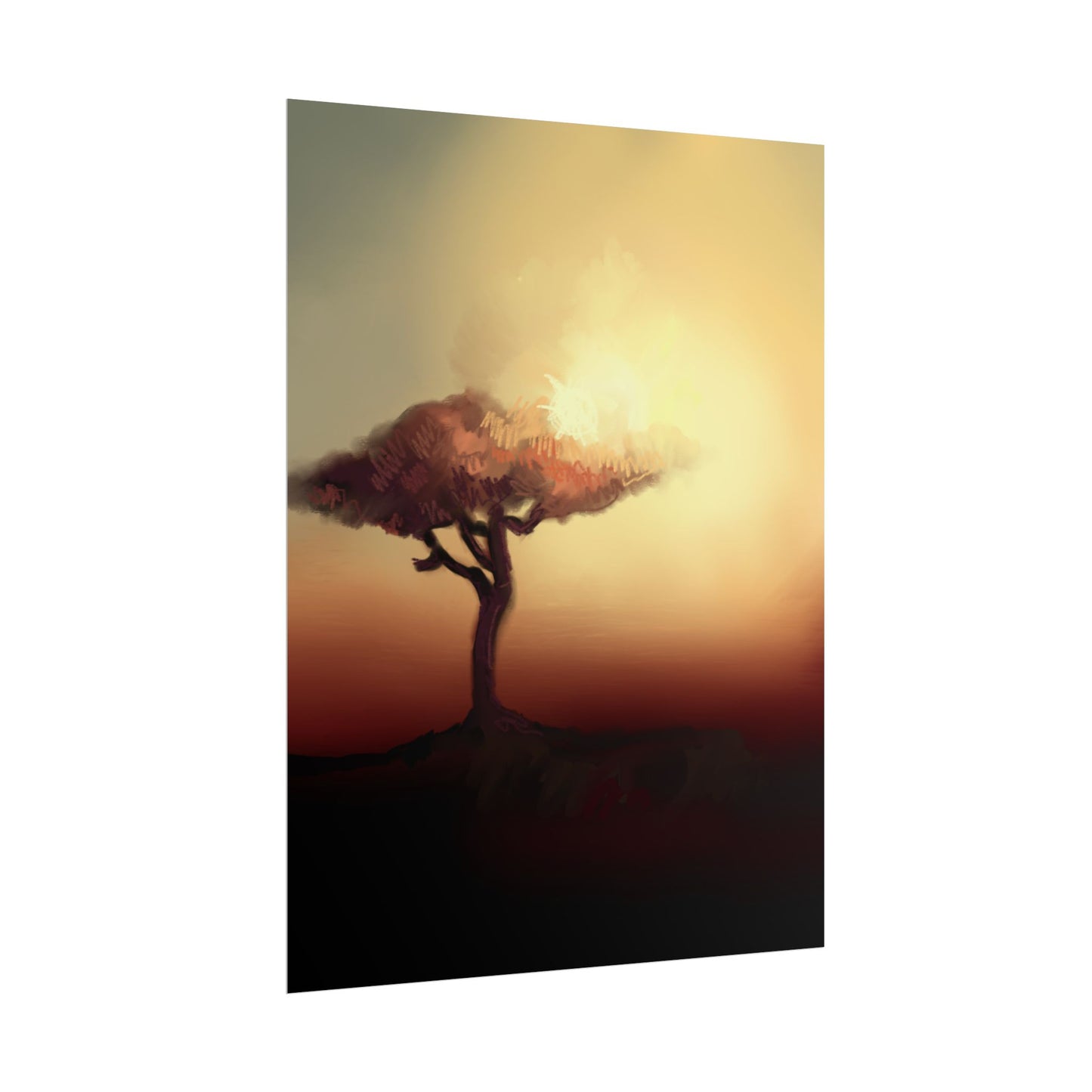 Kenya Rolled Poster