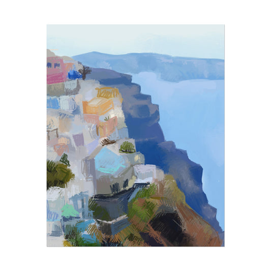 Greece Rolled Poster