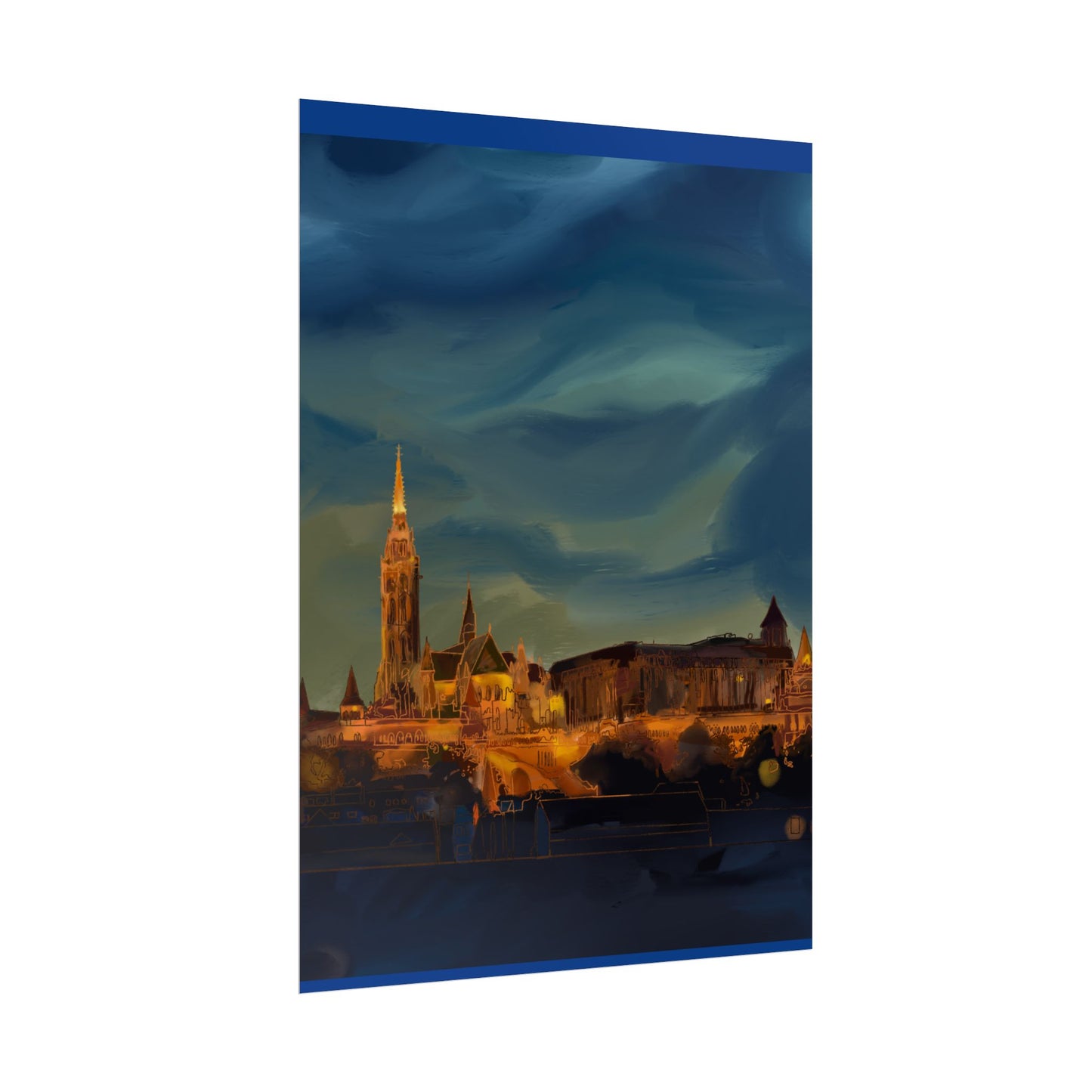 Hungary Rolled Poster