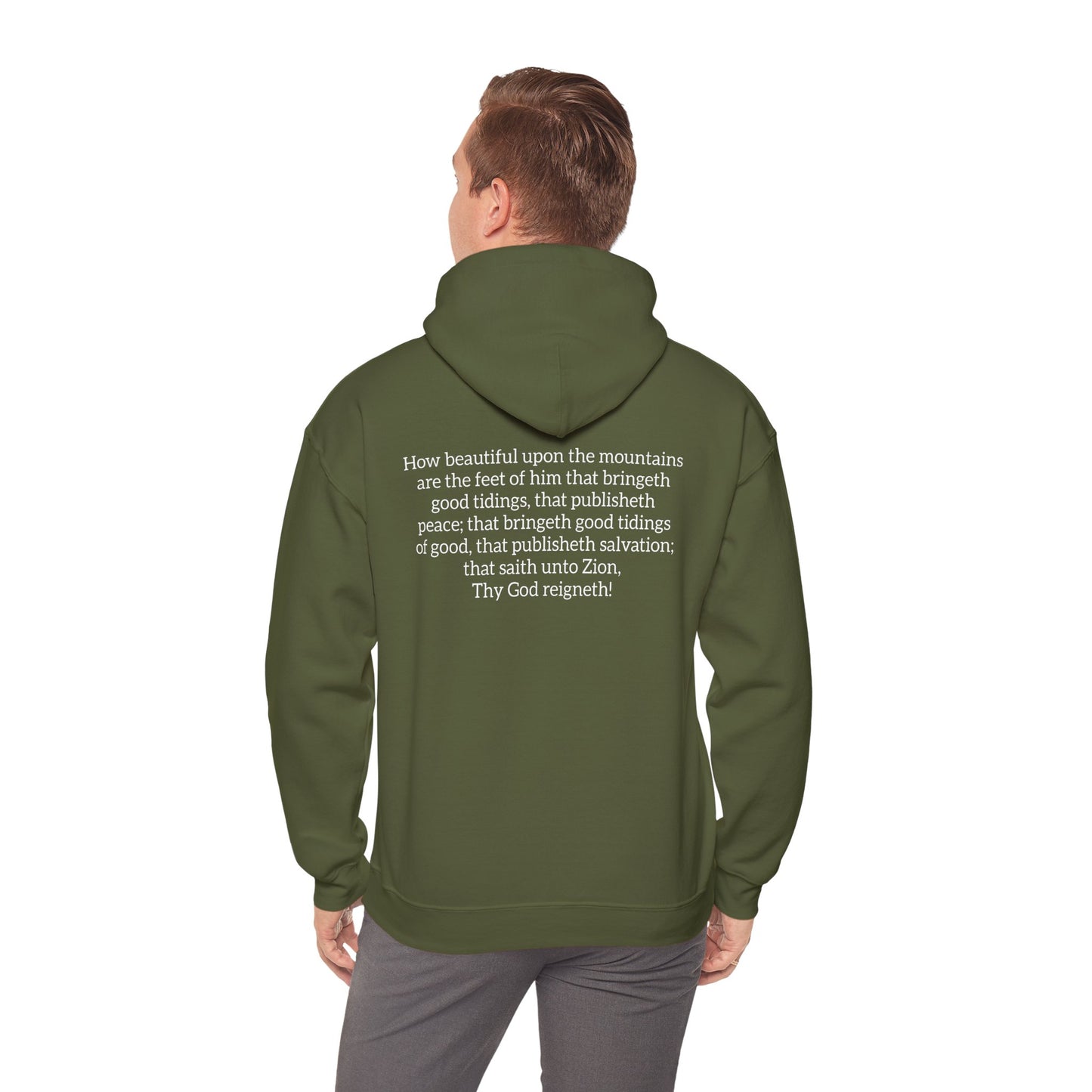 How Beautiful Upon the Mountains Hoodie