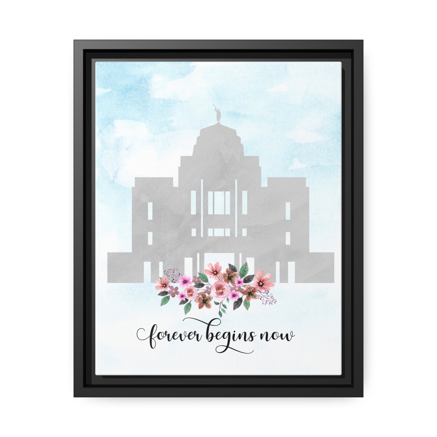 MERIDIAN Forever Begins Now Framed Canvas