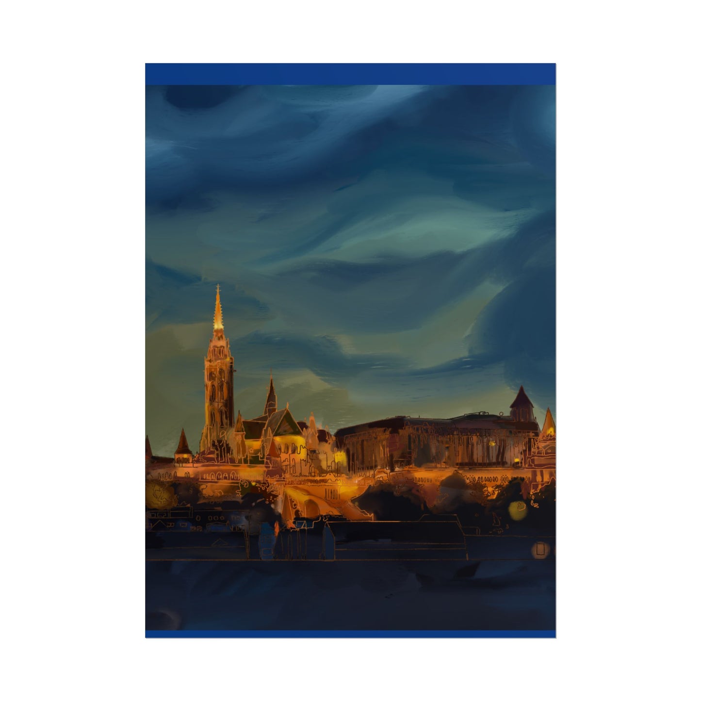 Hungary Rolled Poster