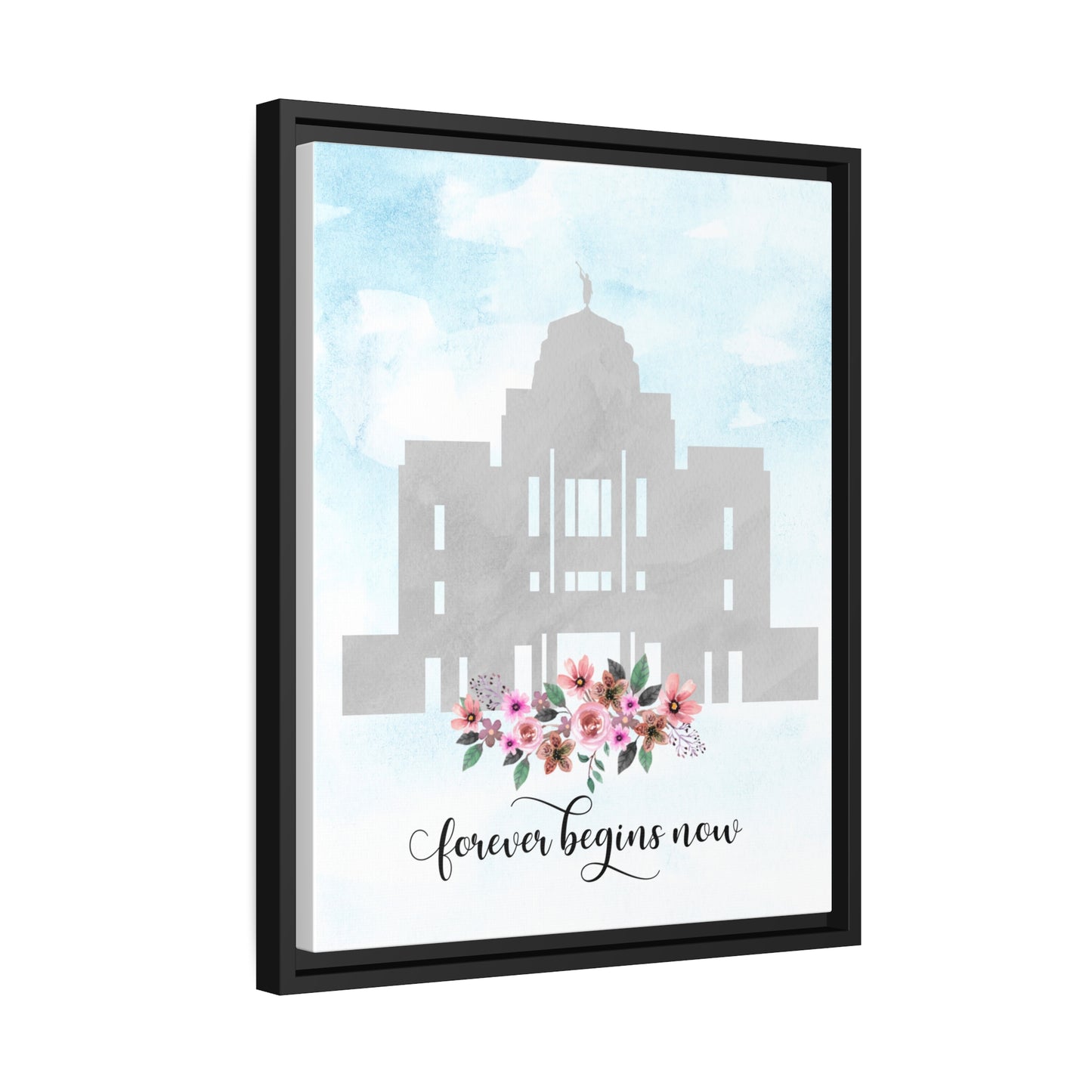 MERIDIAN Forever Begins Now Framed Canvas