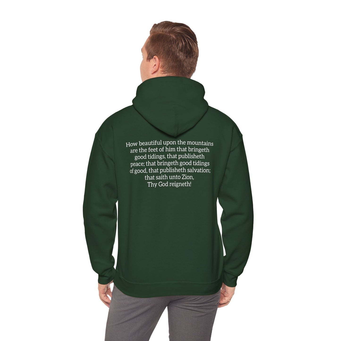 How Beautiful Upon the Mountains Hoodie