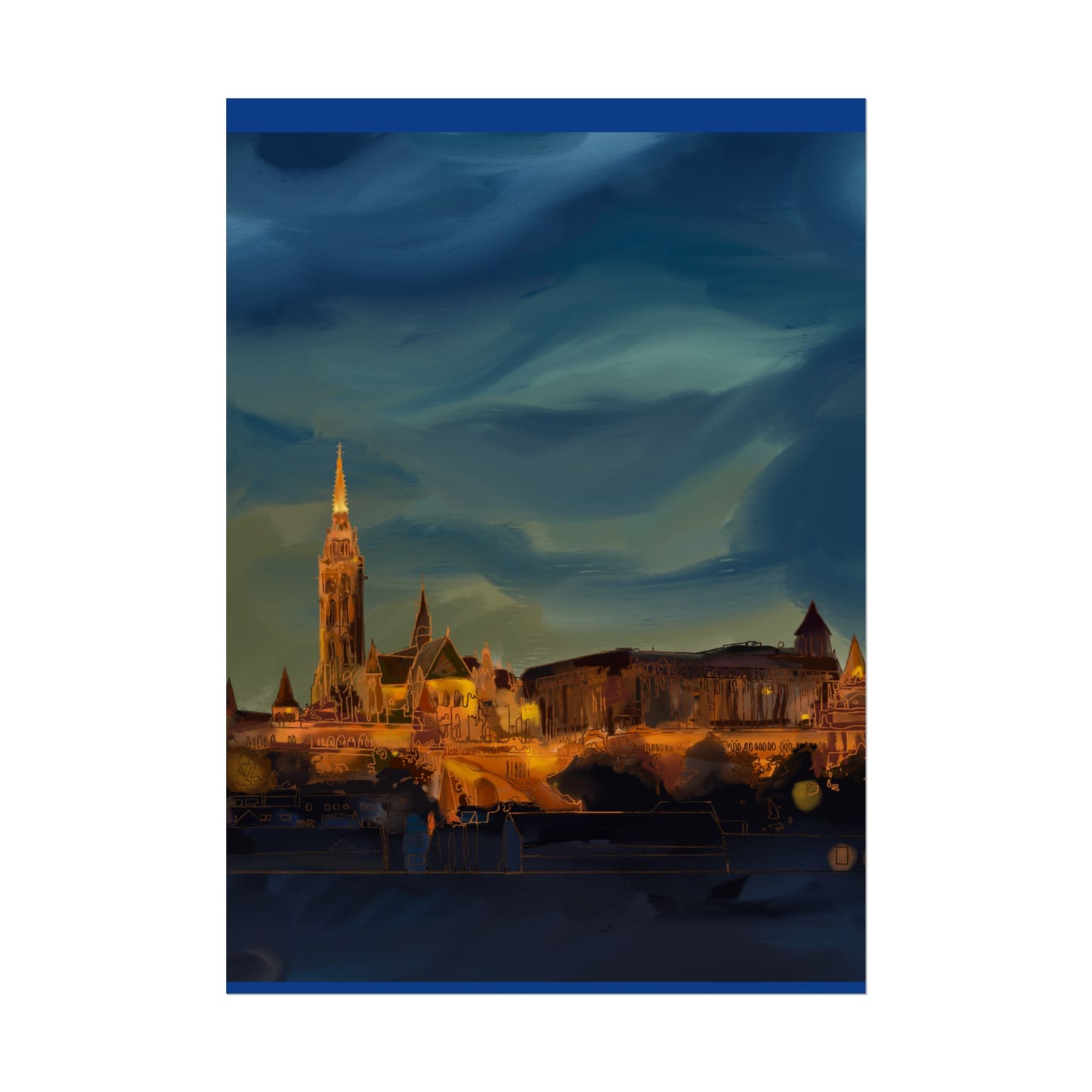 Hungary Rolled Poster