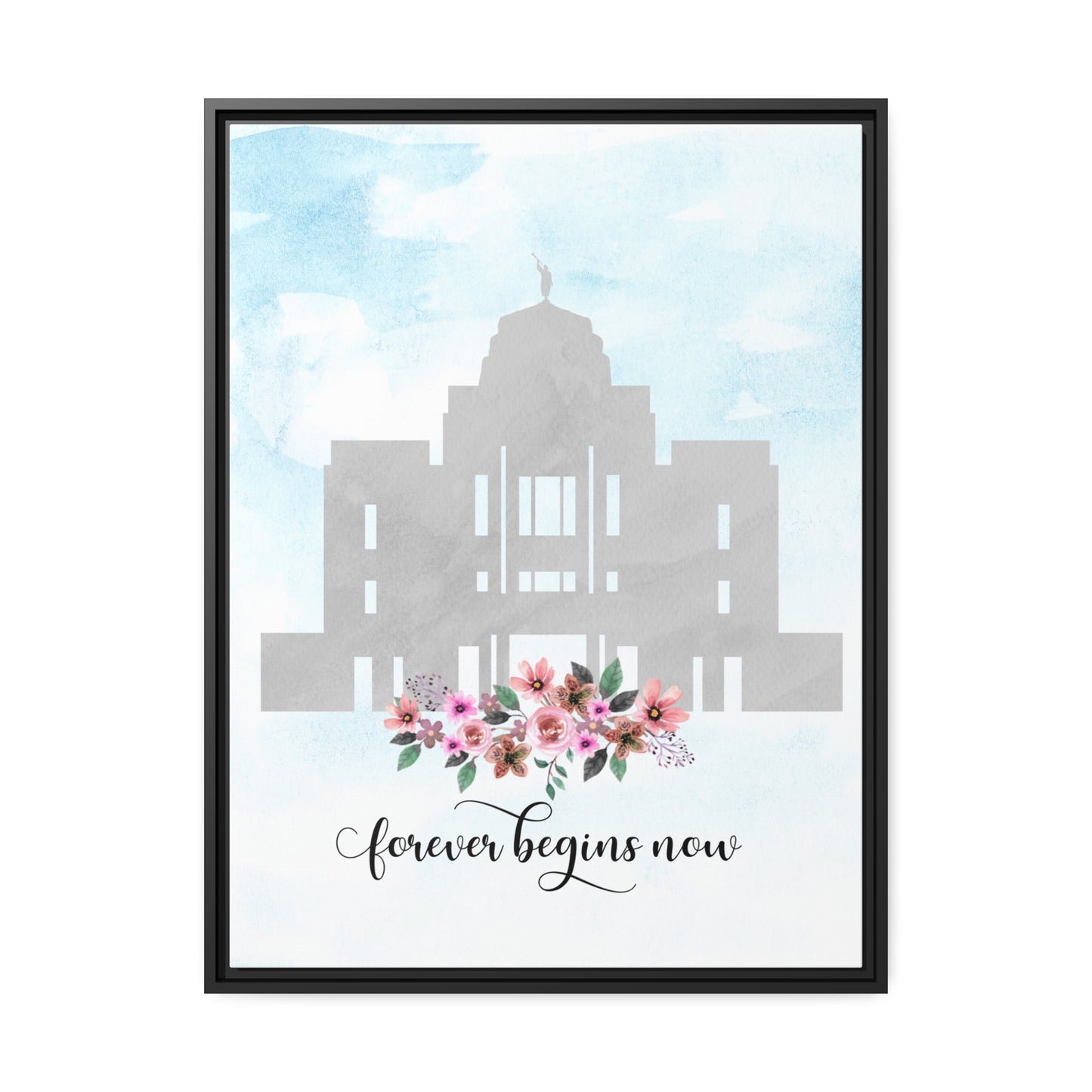 MERIDIAN Forever Begins Now Framed Canvas