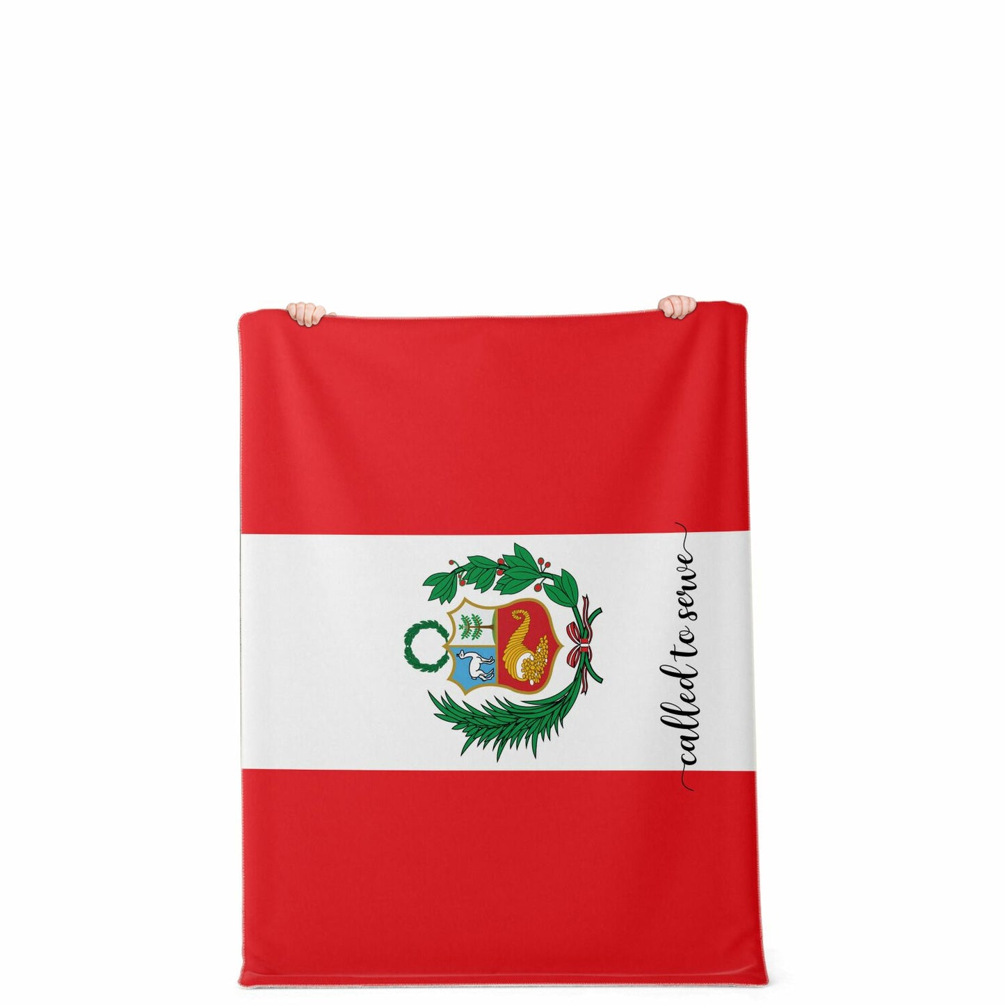 PERU Called to Serve Premium Microfleece Blanket