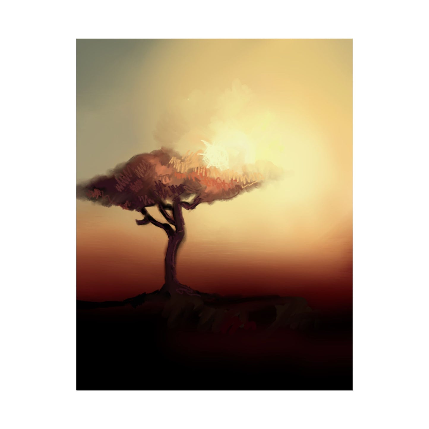 Kenya Rolled Poster