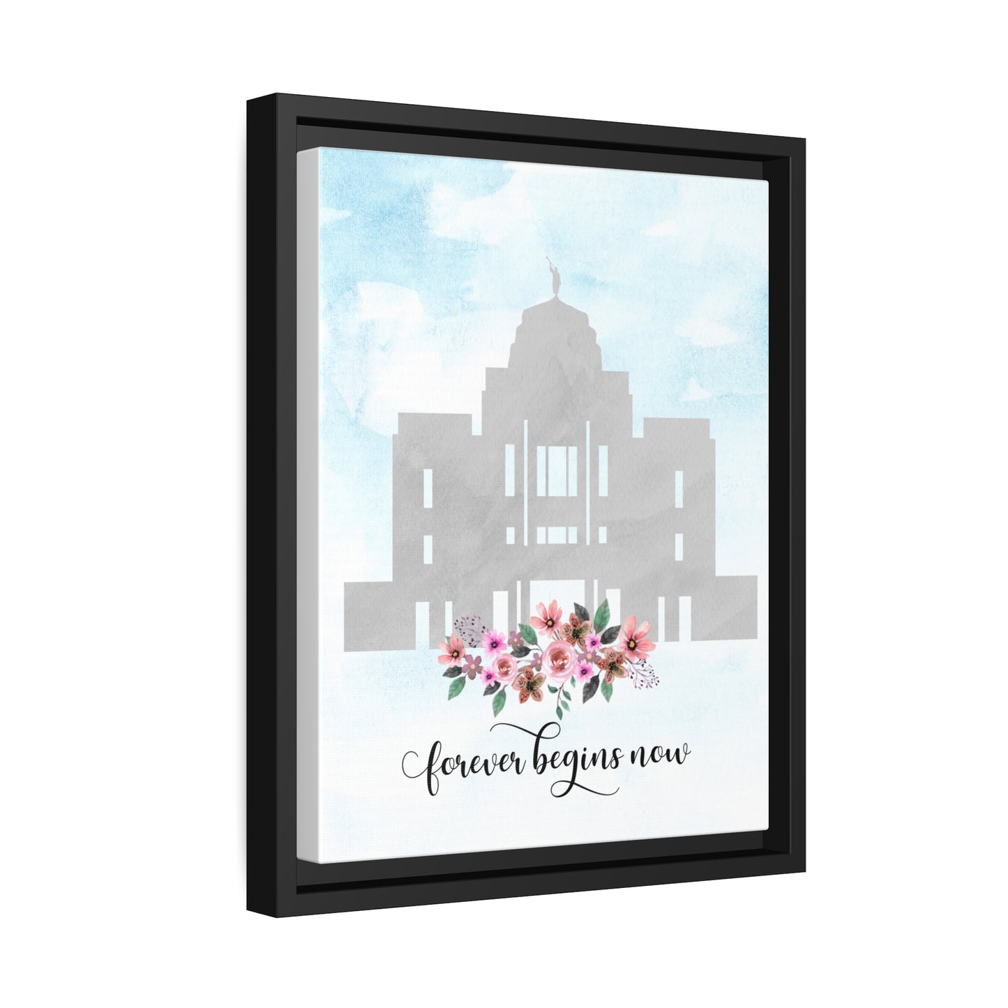 MERIDIAN Forever Begins Now Framed Canvas