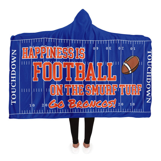 Smurf Turf Hooded Stadium Blanket