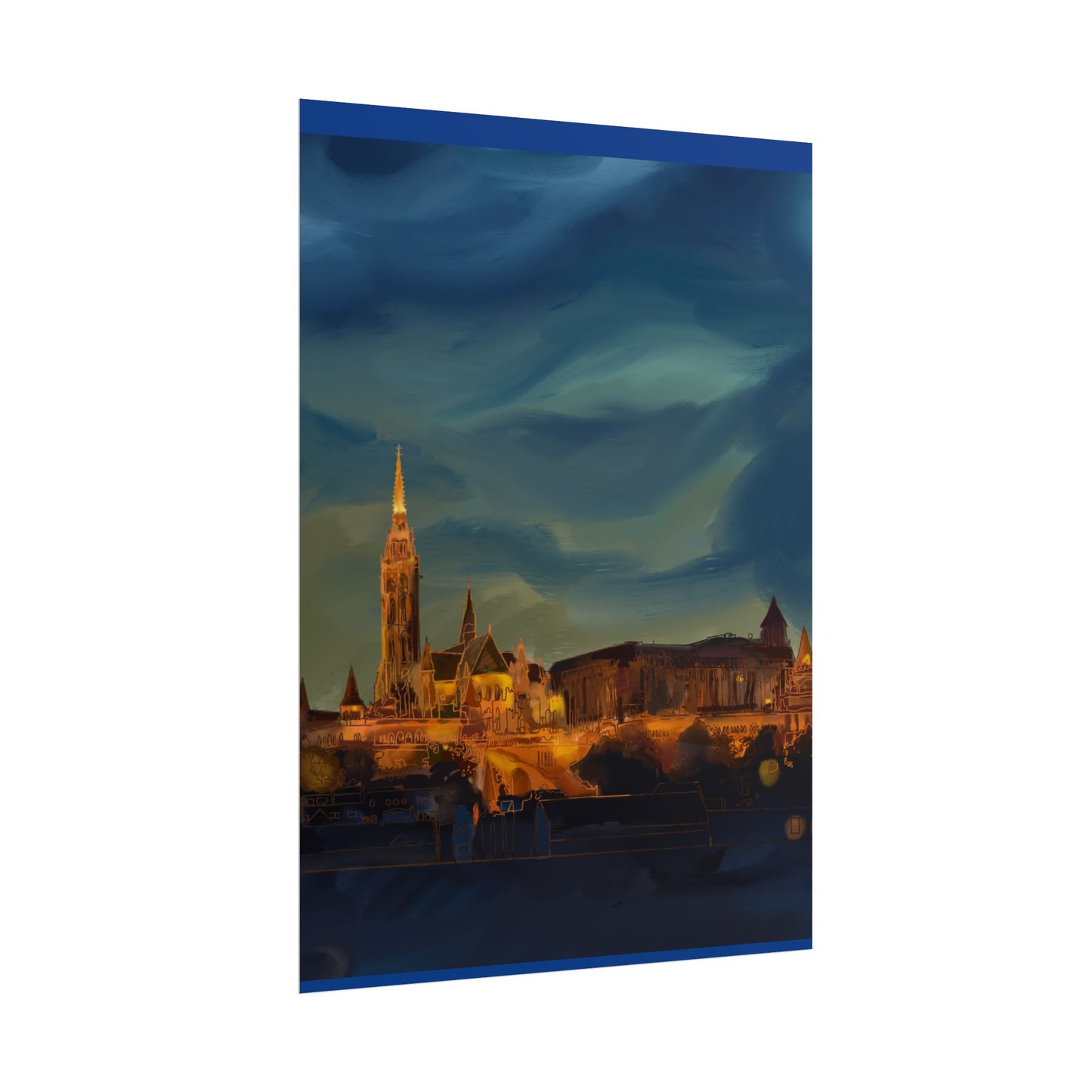 Hungary Rolled Poster
