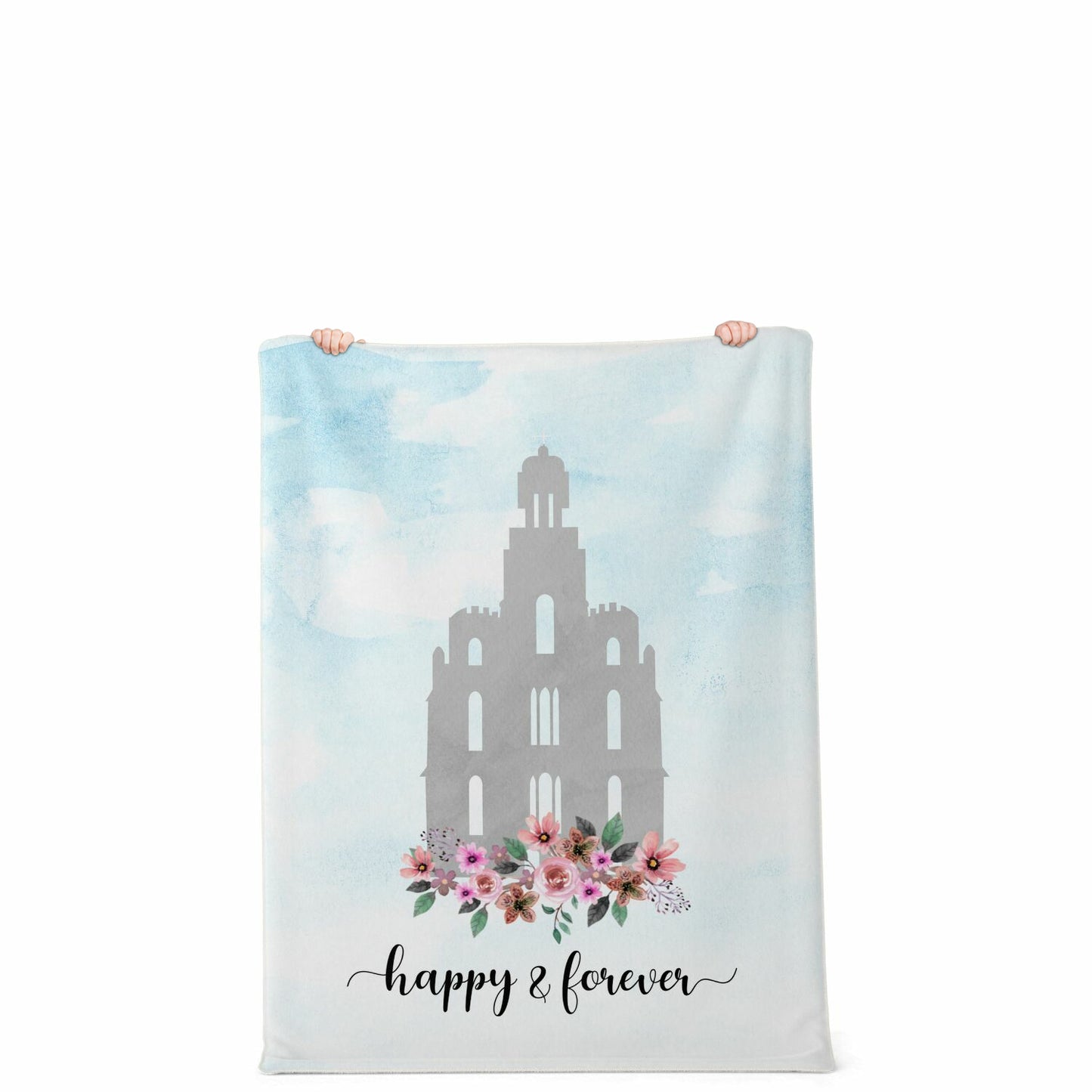 LOGAN Temple Premium Microfleece Blanket