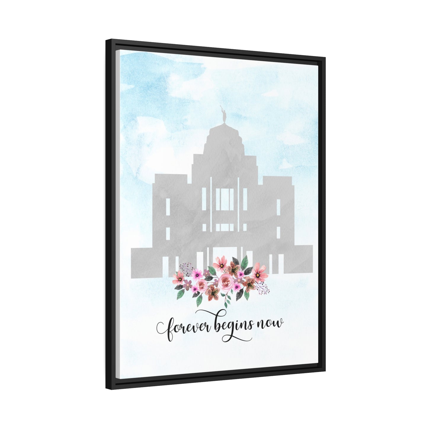 MERIDIAN Forever Begins Now Framed Canvas