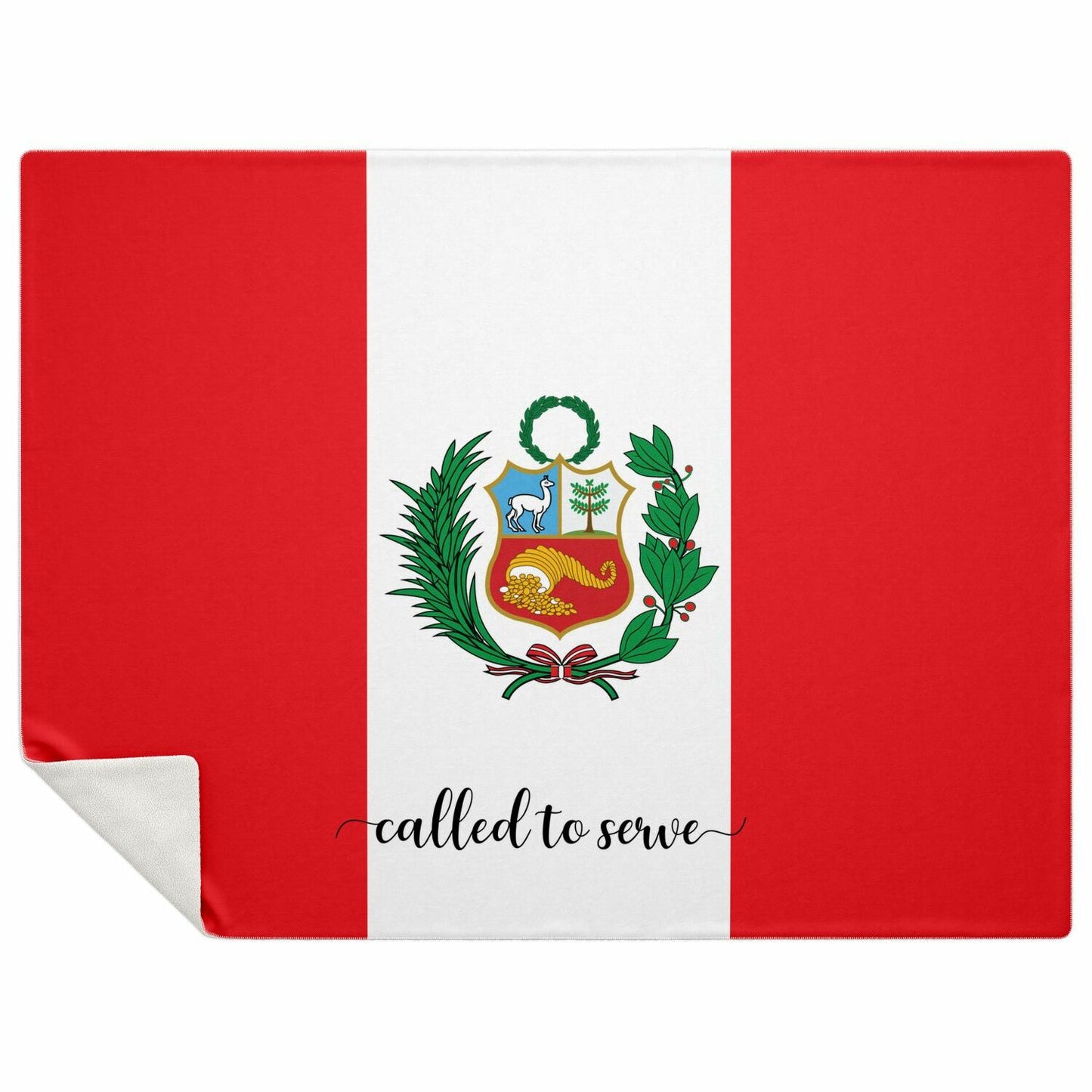 PERU Called to Serve Premium Microfleece Blanket