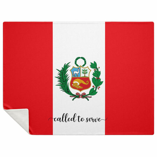 PERU Called to Serve Premium Microfleece Blanket