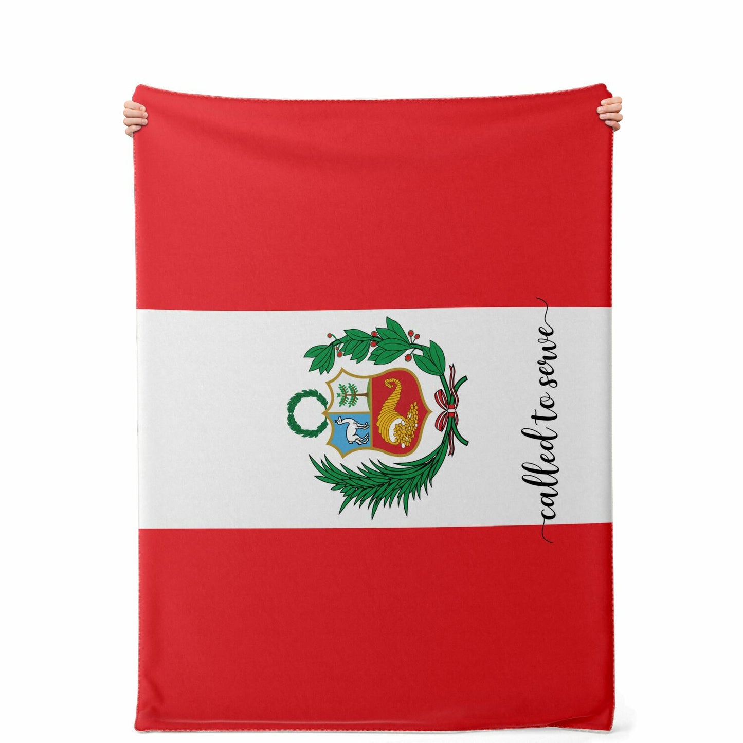 PERU Called to Serve Premium Microfleece Blanket