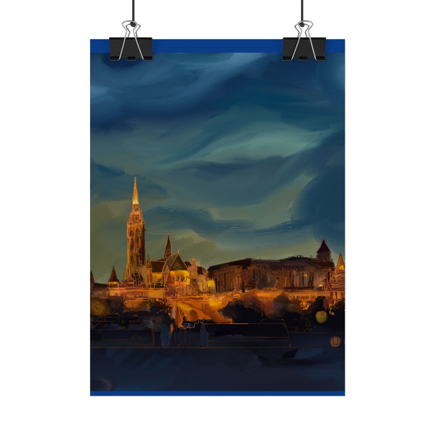 Hungary Rolled Poster