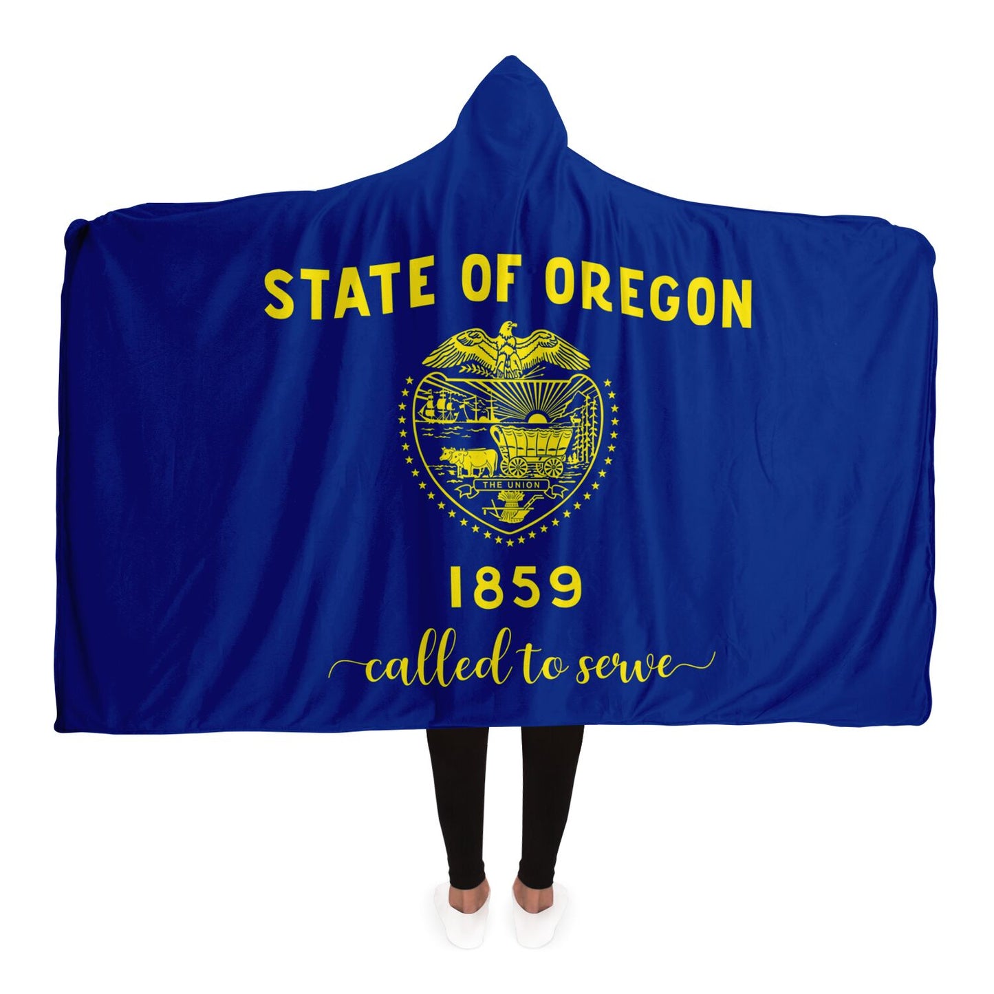 OREGON CALLED TO SERVE Hooded Blanket