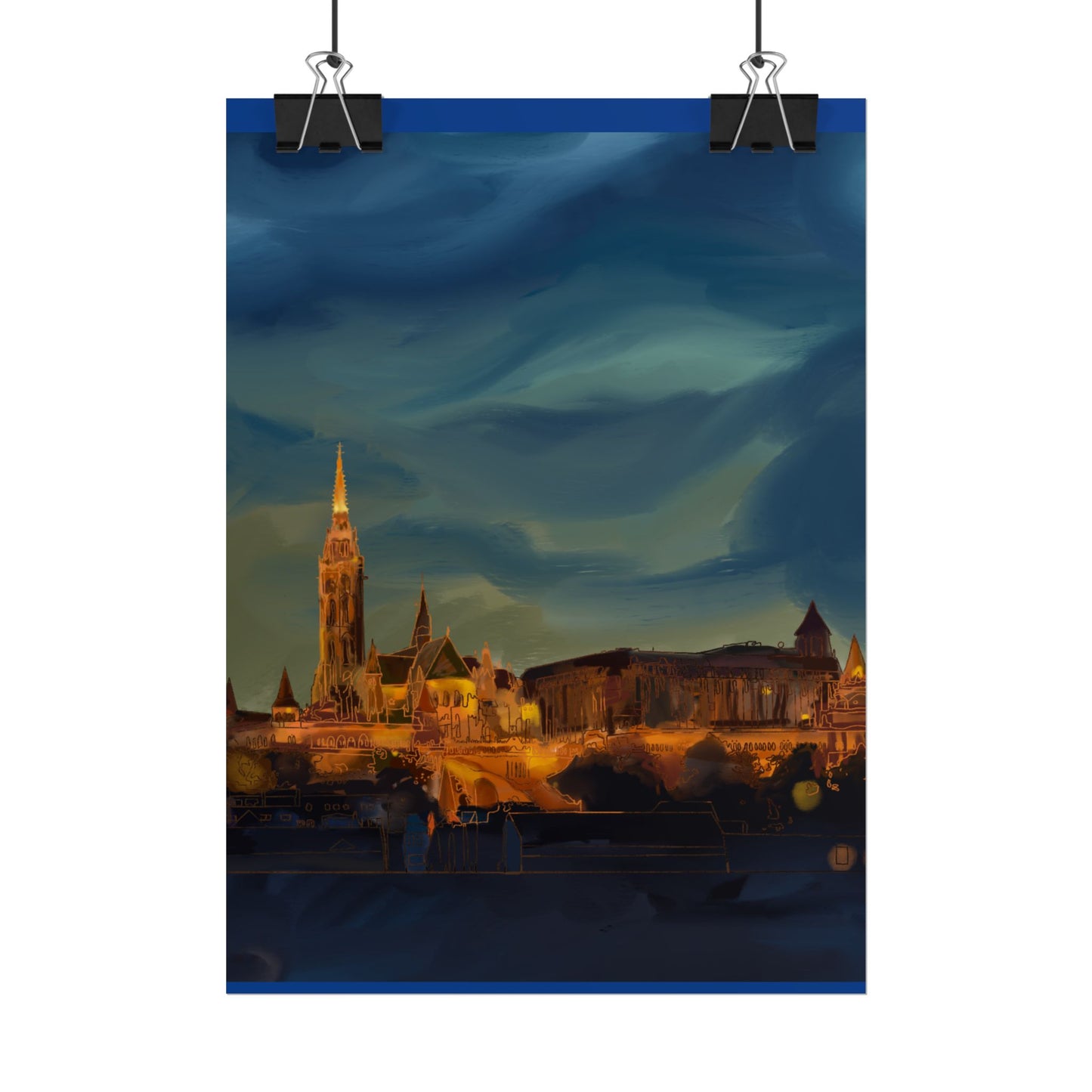 Hungary Rolled Poster