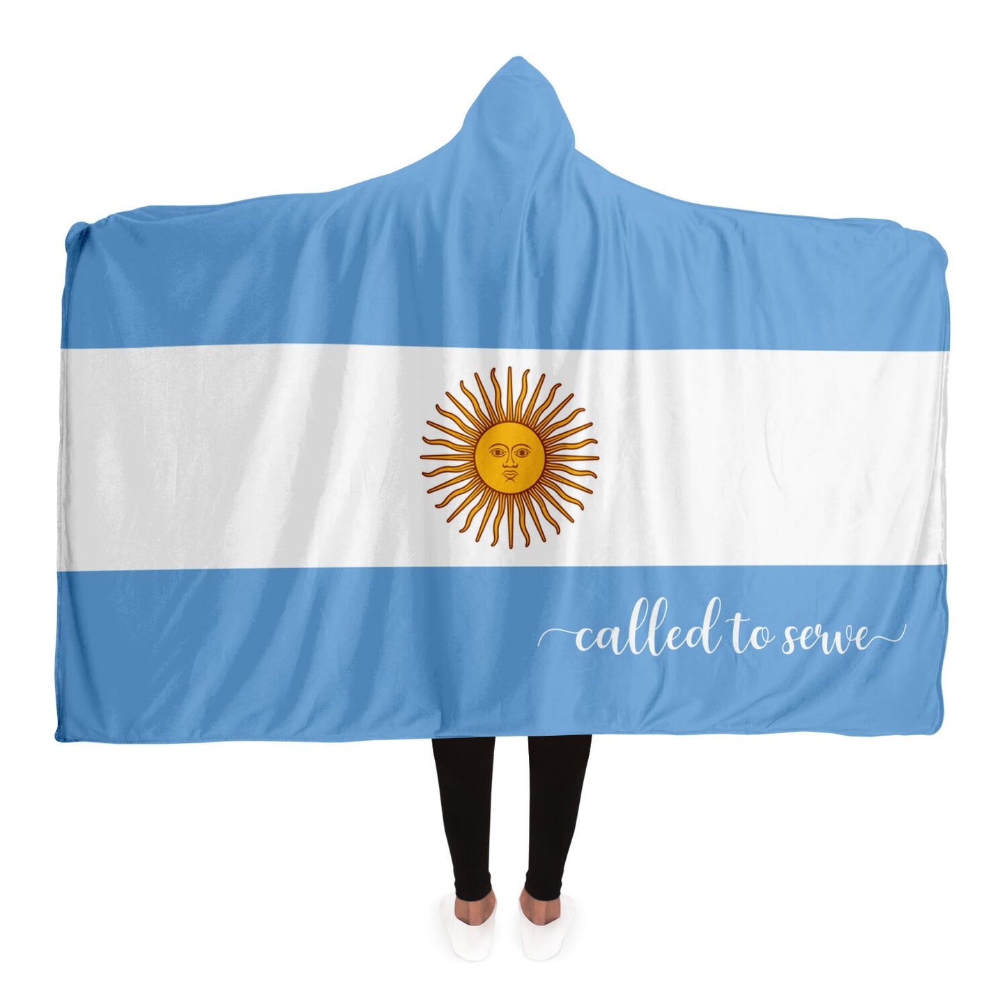 ARGENTINA CALLED TO SERVE Hooded Blanket